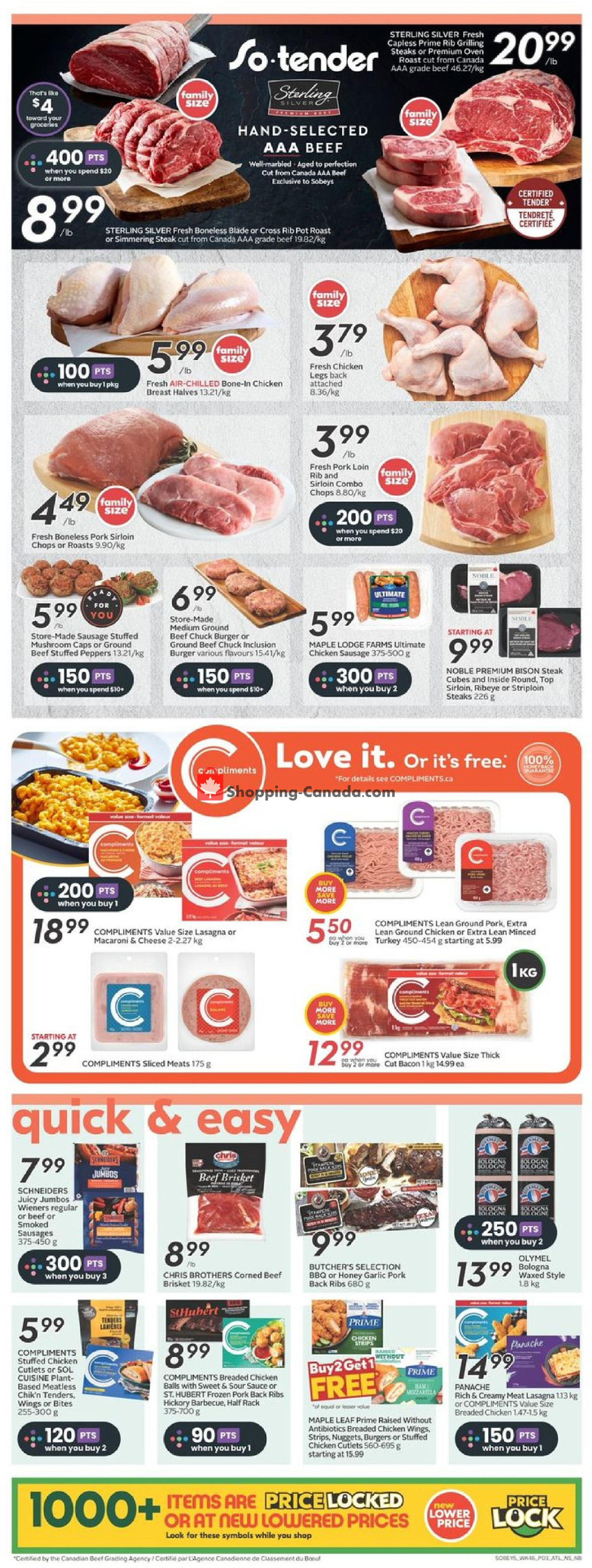 Sobeys flyer from Thursday March 14, 2024 to Wednesday March 20, 2024 - page 9