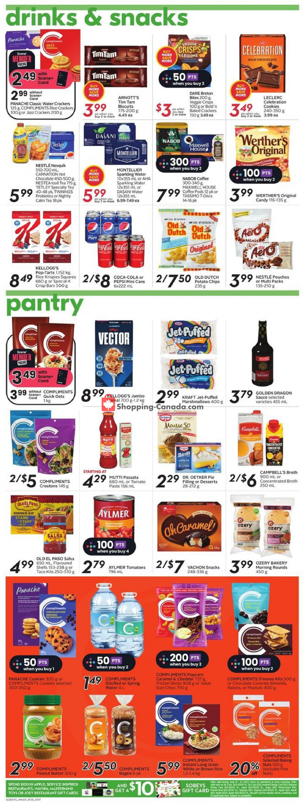 Sobeys flyer from Thursday June 15, 2023 to Wednesday June 21, 2023 - page 17