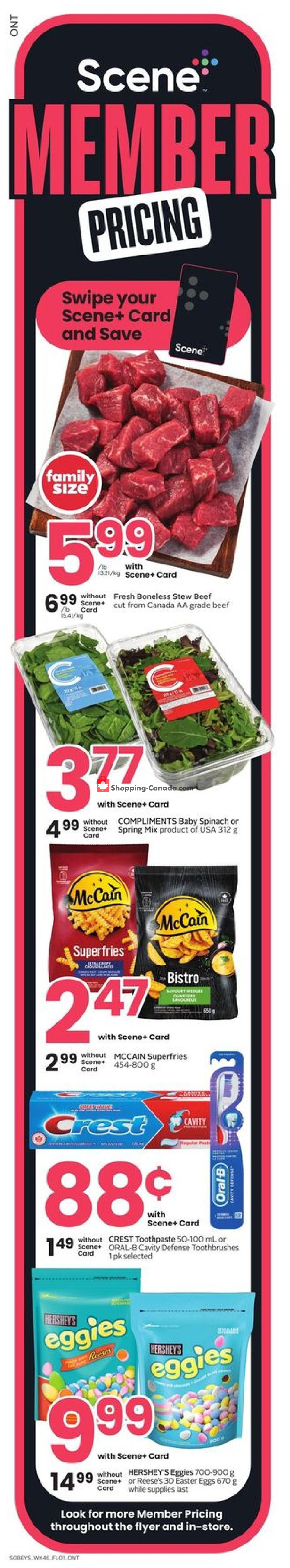 Sobeys flyer from Thursday March 14, 2024 to Wednesday March 20, 2024 - page 2