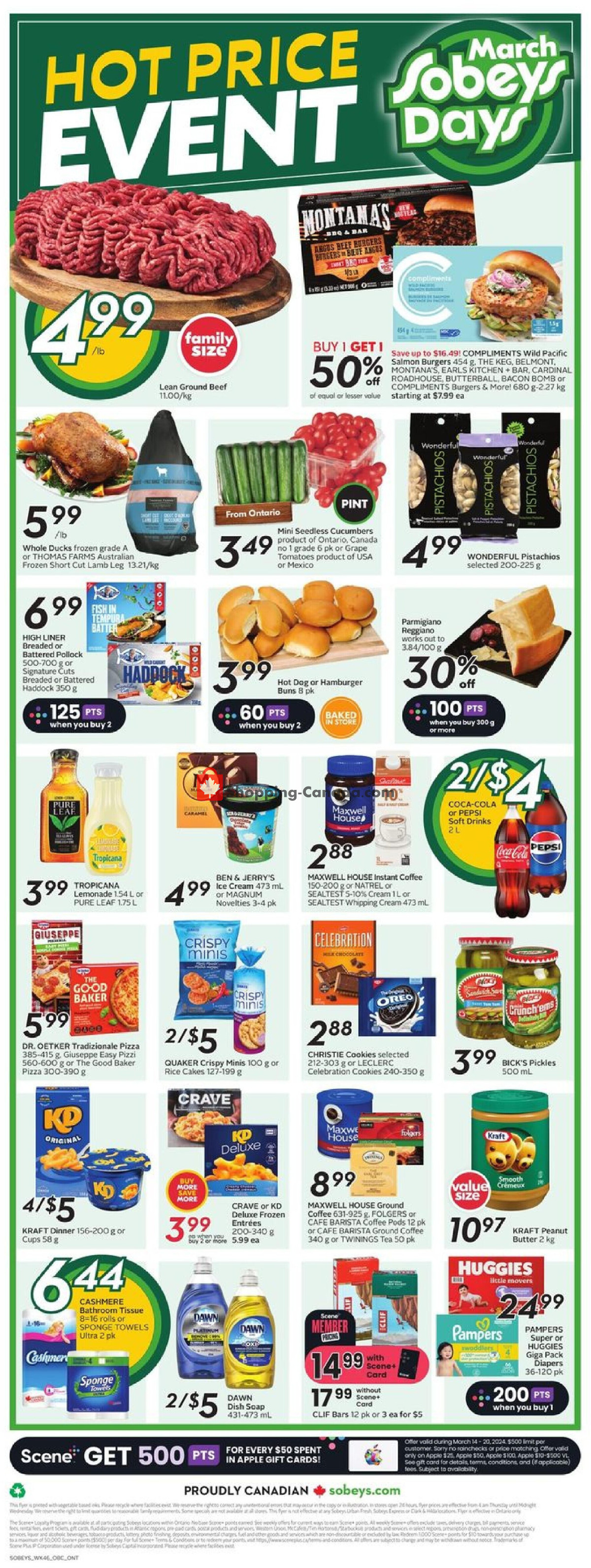 Sobeys flyer from Thursday March 14, 2024 to Wednesday March 20, 2024 - page 4