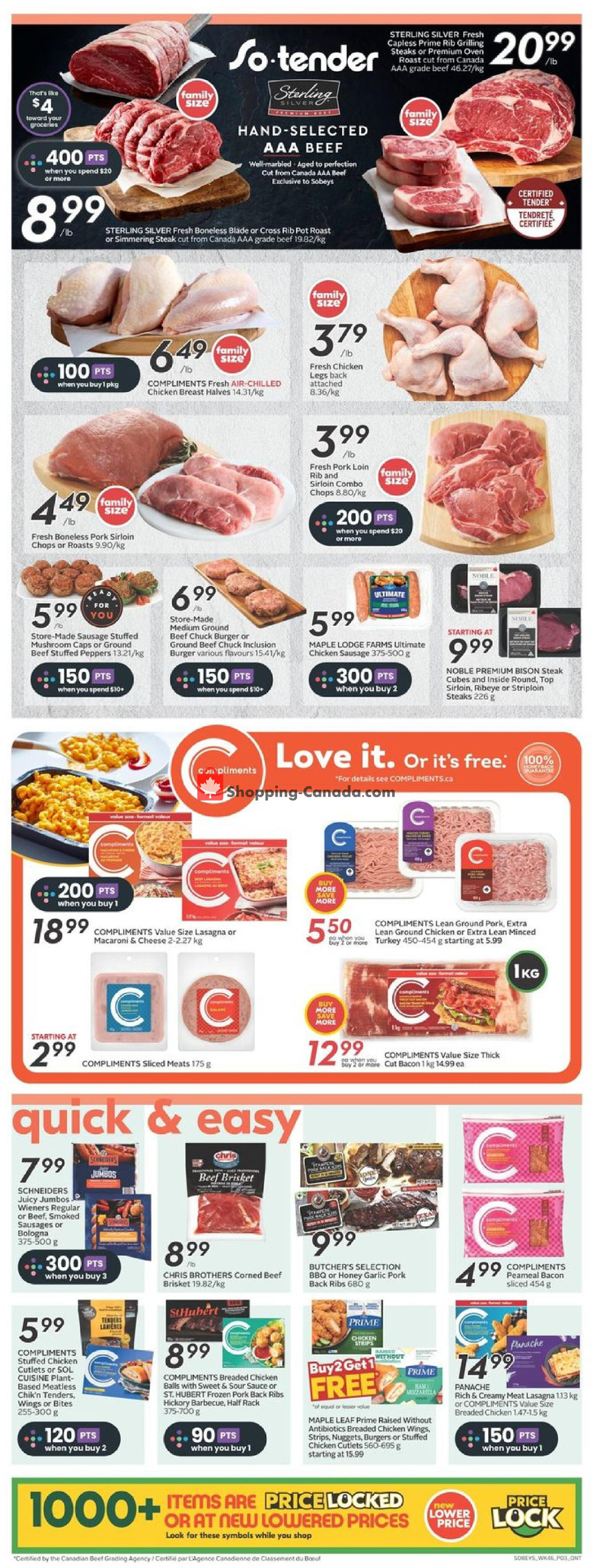 Sobeys flyer from Thursday March 14, 2024 to Wednesday March 20, 2024 - page 9