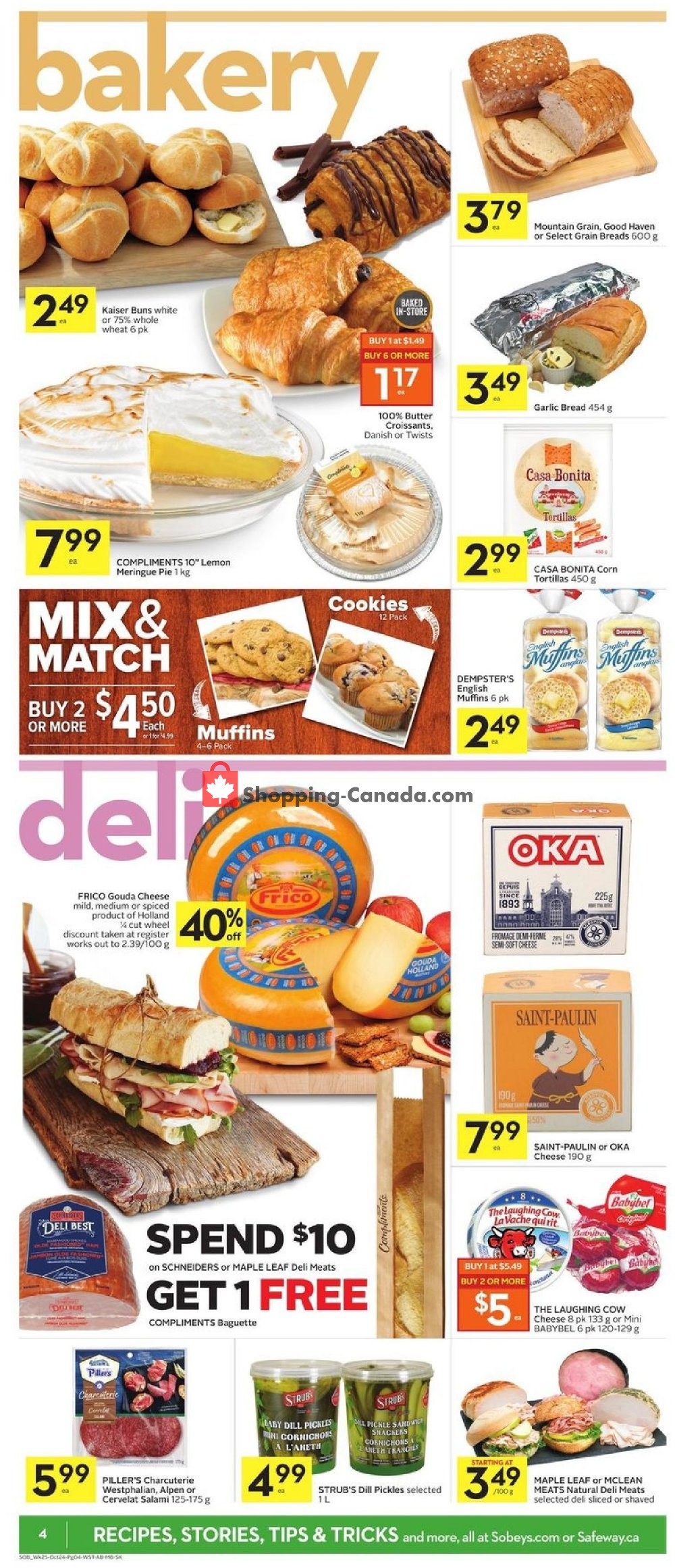 Sobeys flyer from Thursday October 18, 2018 to Wednesday October 24, 2018 - page 8