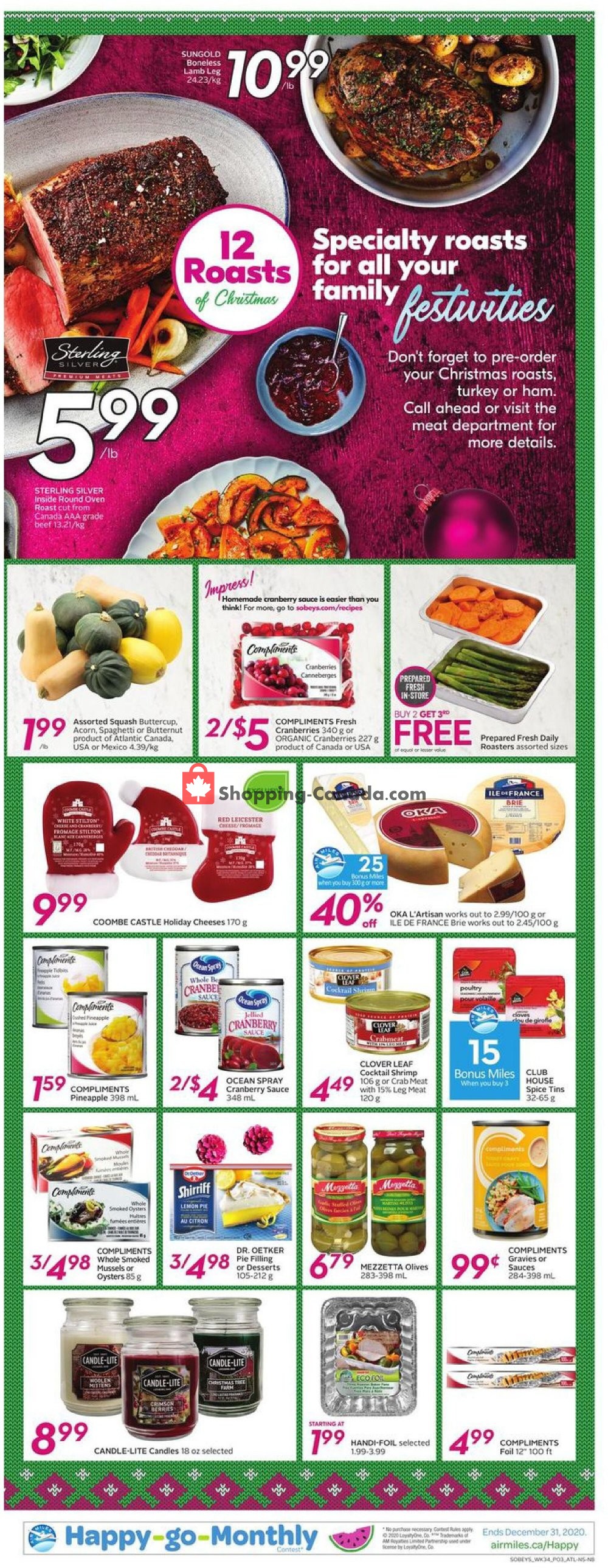 Sobeys flyer from Thursday December 17, 2020 to Thursday December 24, 2020 - page 7