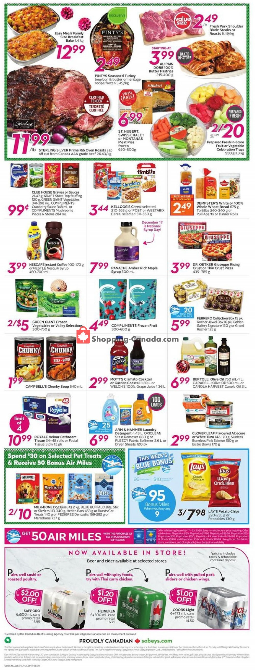 Sobeys flyer from Thursday December 17, 2020 to Thursday December 24, 2020 - page 19