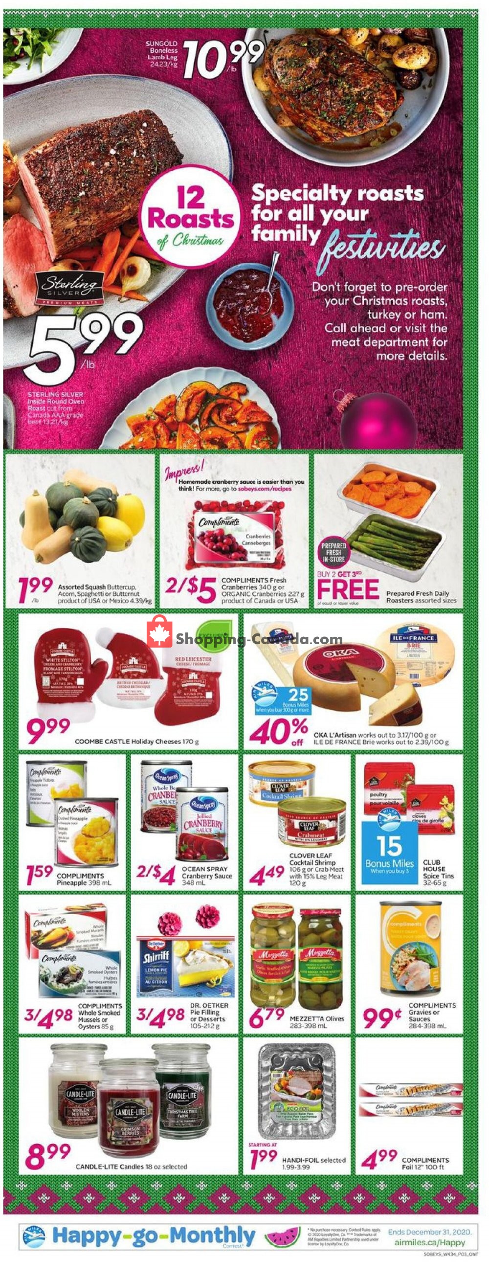 Sobeys flyer from Thursday December 17, 2020 to Thursday December 24, 2020 - page 7