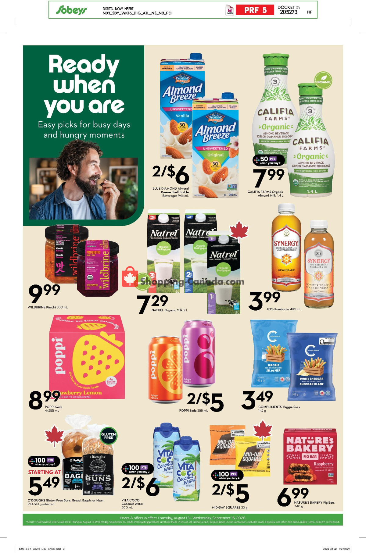 Sobeys flyer from Thursday August 13, 2026 to Wednesday September 16, 2026 - page 3