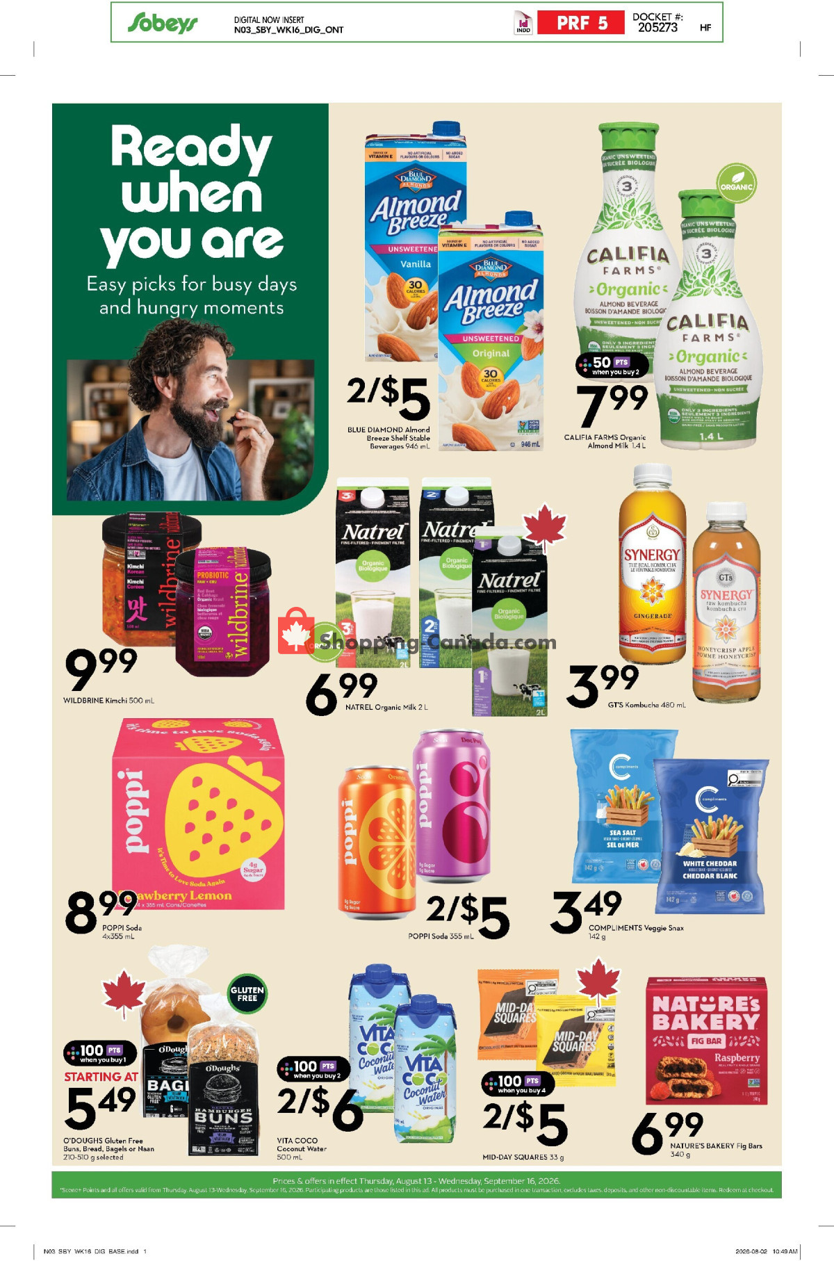 Sobeys flyer from Thursday August 13, 2026 to Wednesday September 16, 2026 - page 3