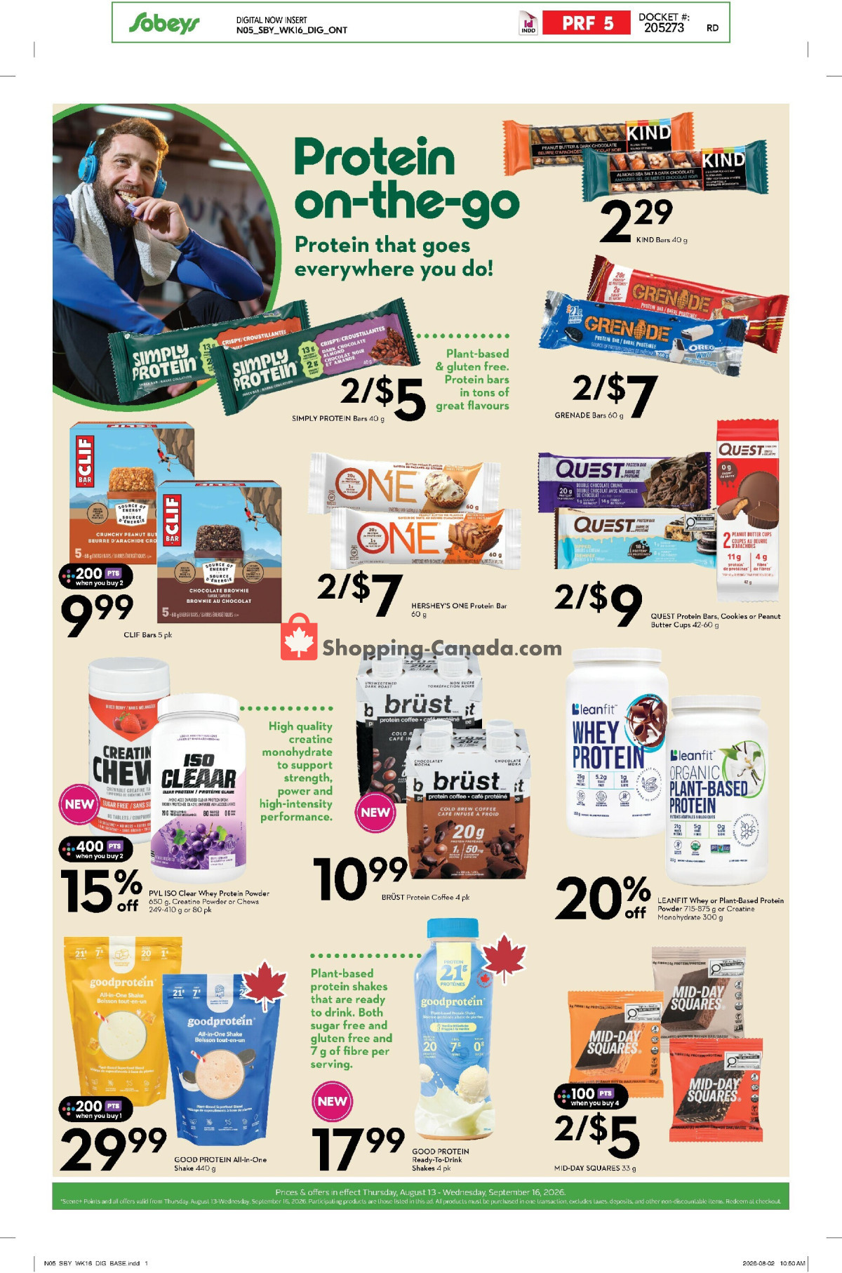 Sobeys flyer from Thursday August 13, 2026 to Wednesday September 16, 2026 - page 5