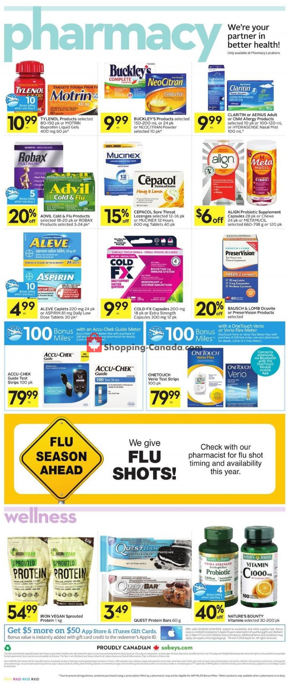 Sobeys flyer from Thursday October 18, 2018 to Wednesday October 24, 2018 - page 14