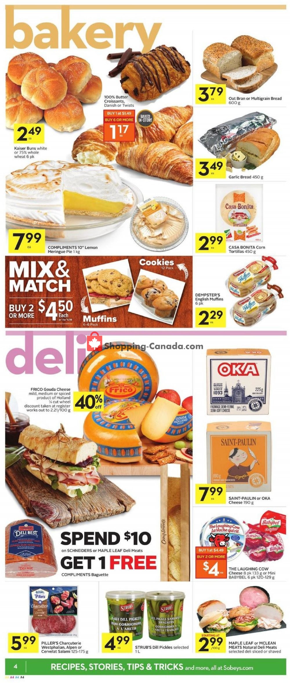 Sobeys flyer from Thursday October 18, 2018 to Wednesday October 24, 2018 - page 4