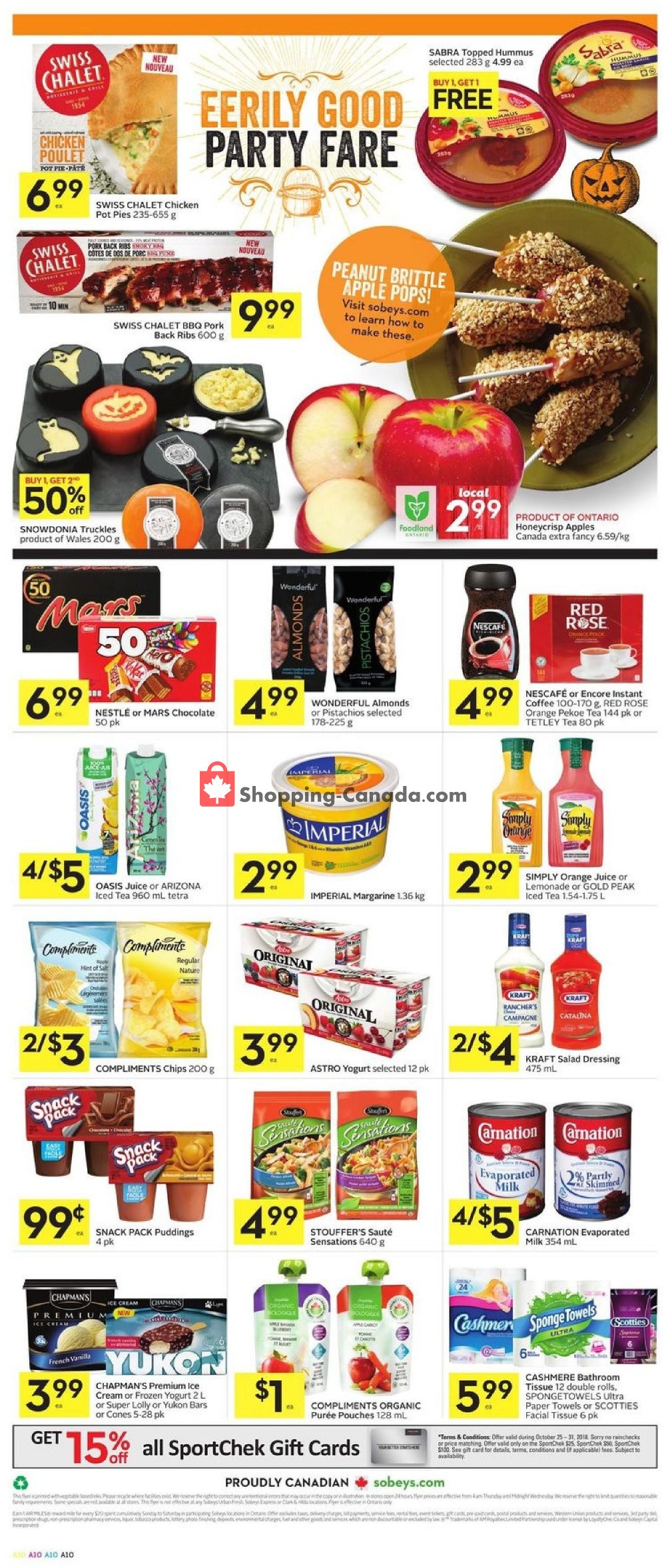 Sobeys flyer from Thursday October 25, 2018 to Wednesday October 31, 2018 - page 13