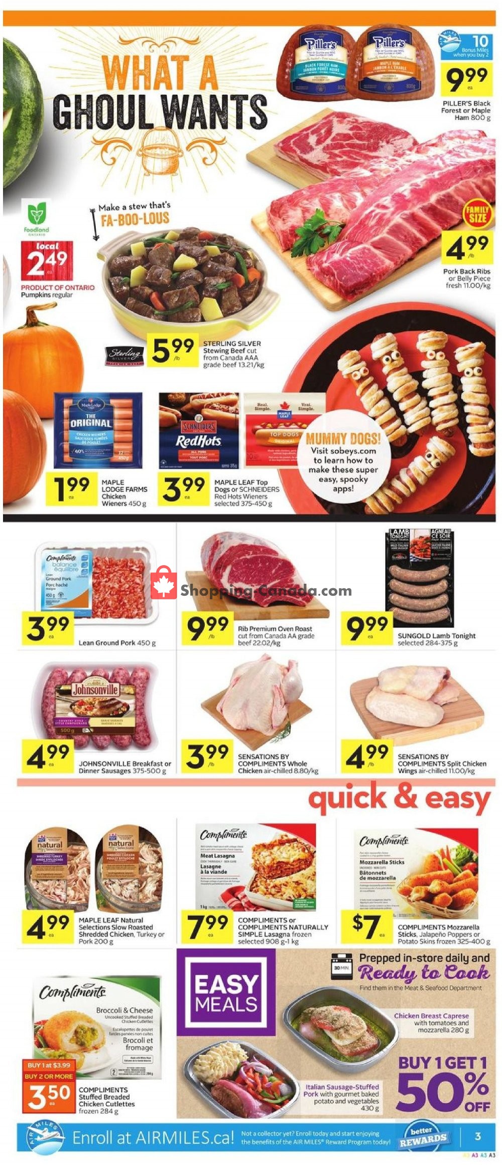 Sobeys flyer from Thursday October 25, 2018 to Wednesday October 31, 2018 - page 4