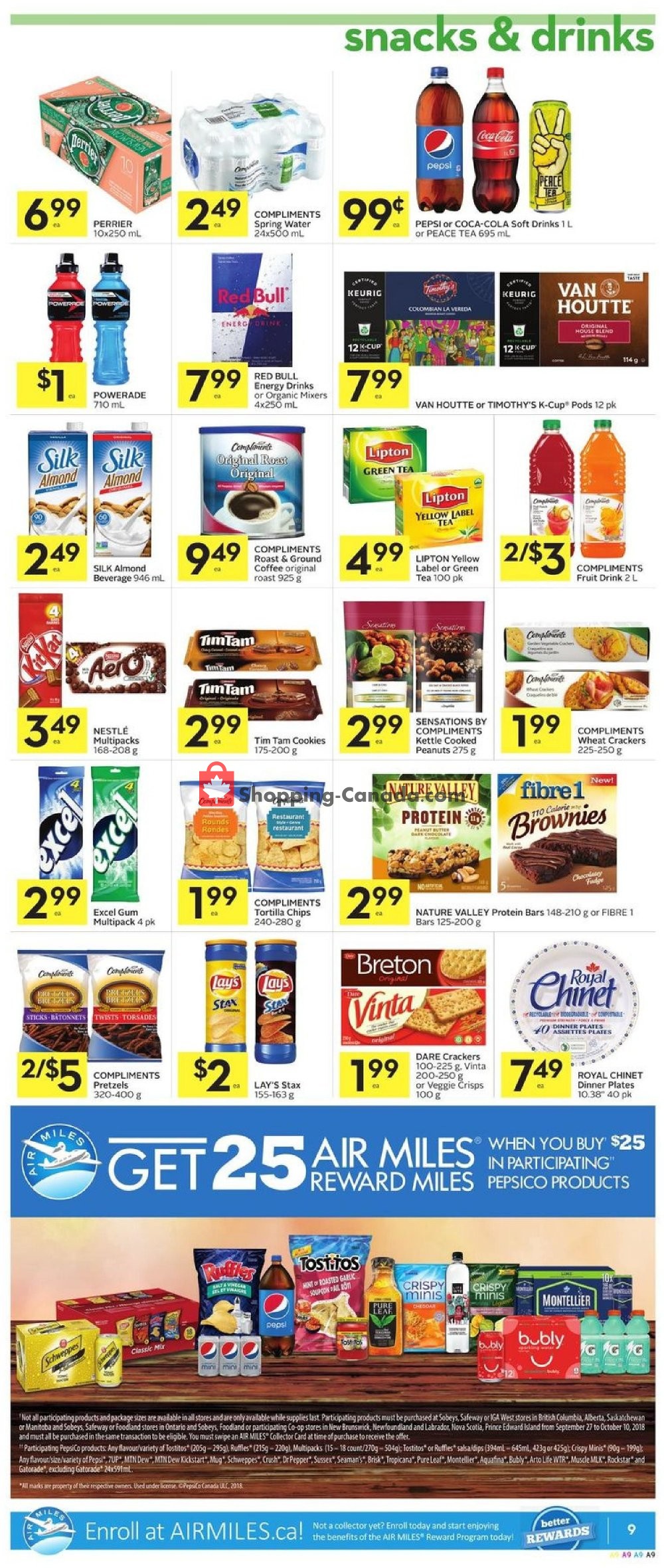 Sobeys flyer from Thursday October 4, 2018 to Wednesday October 10, 2018 - page 10