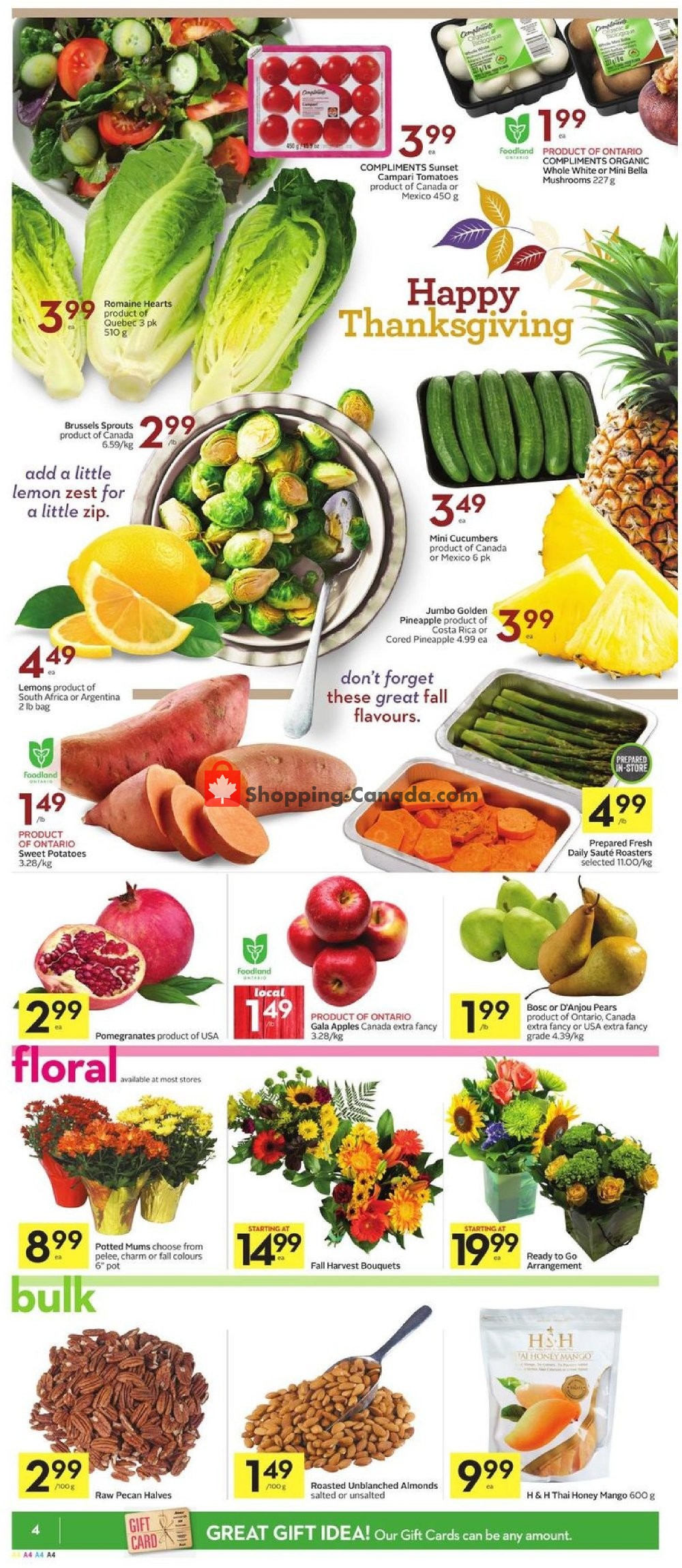Sobeys flyer from Thursday October 4, 2018 to Wednesday October 10, 2018 - page 4