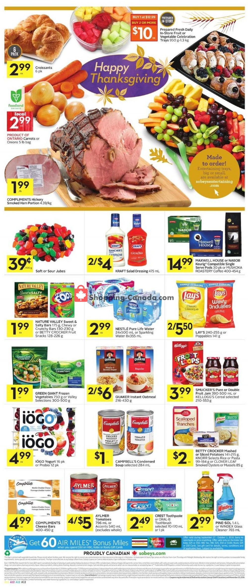 Sobeys flyer from Thursday September 27, 2018 to Wednesday October 3, 2018 - page 13
