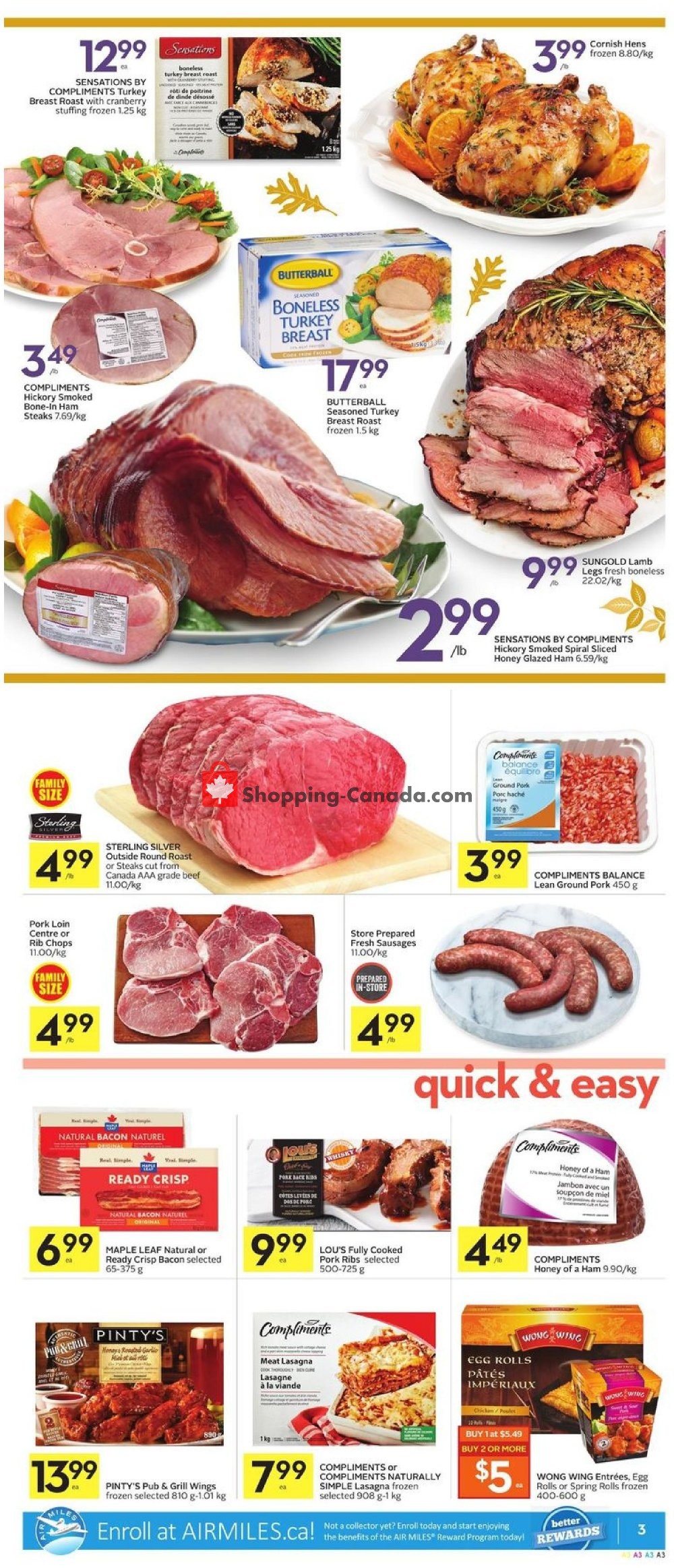 Sobeys flyer from Thursday September 27, 2018 to Wednesday October 3, 2018 - page 3
