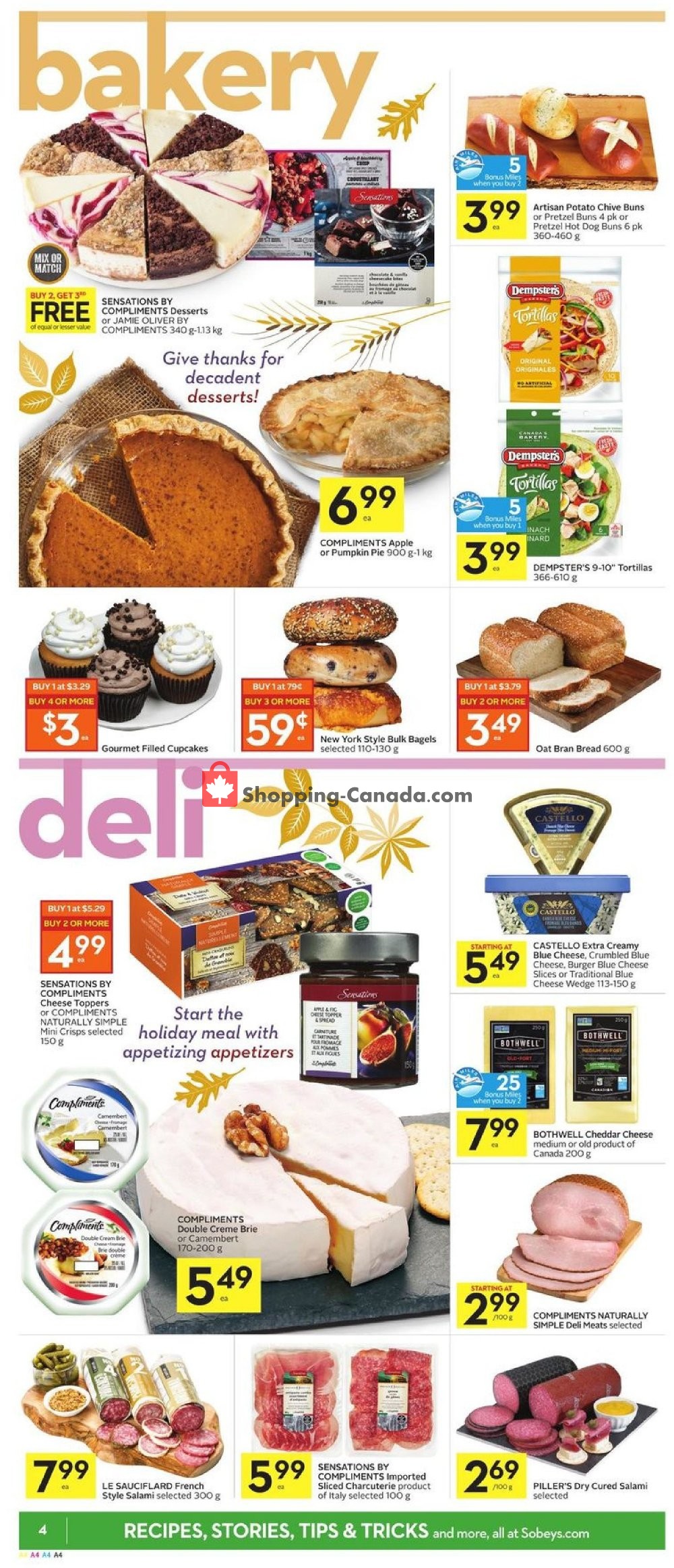 Sobeys flyer from Thursday September 27, 2018 to Wednesday October 3, 2018 - page 4