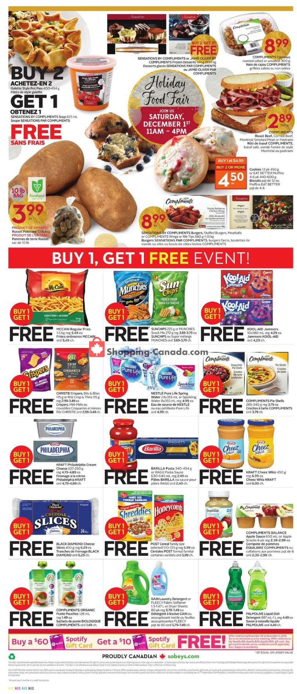 Sobeys flyer from Thursday November 29, 2018 to Wednesday December 5, 2018 - page 16