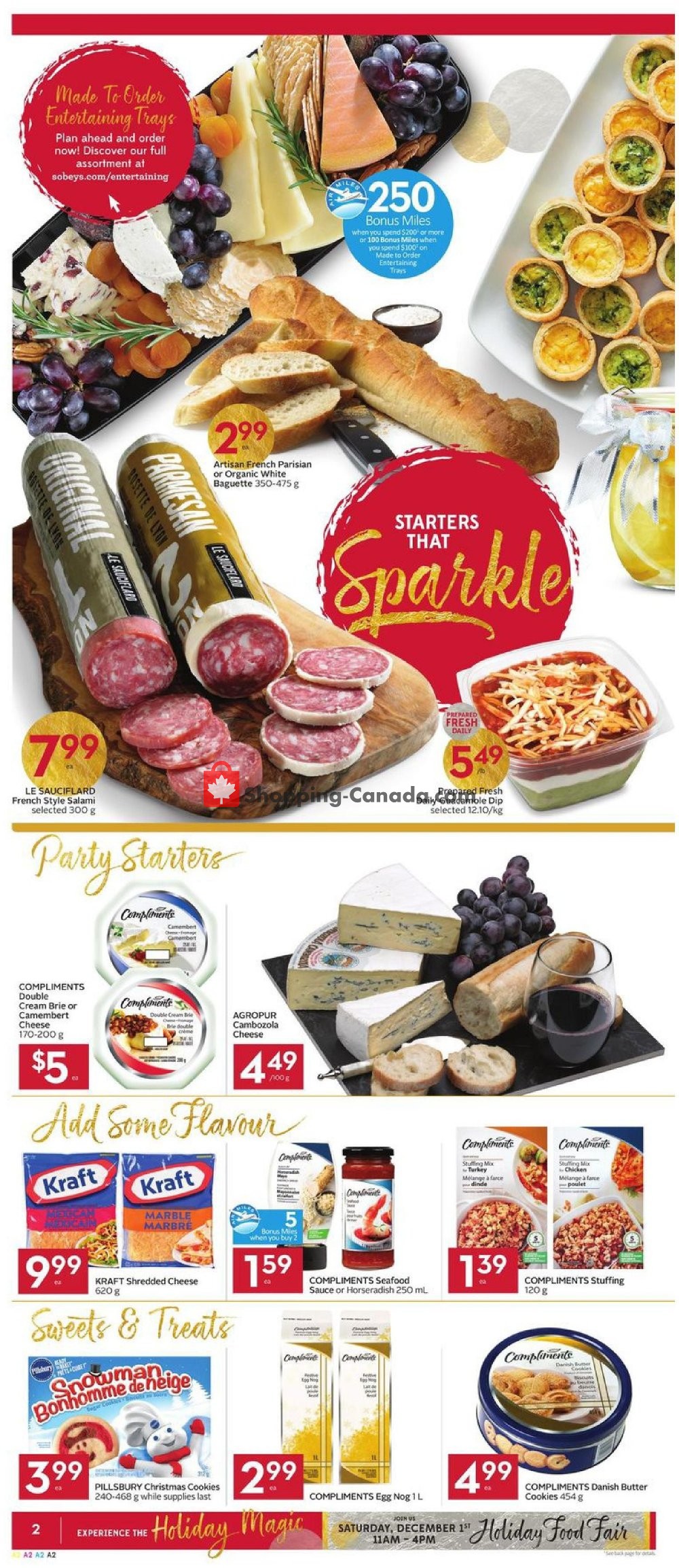 Sobeys flyer from Thursday November 29, 2018 to Wednesday December 5, 2018 - page 2