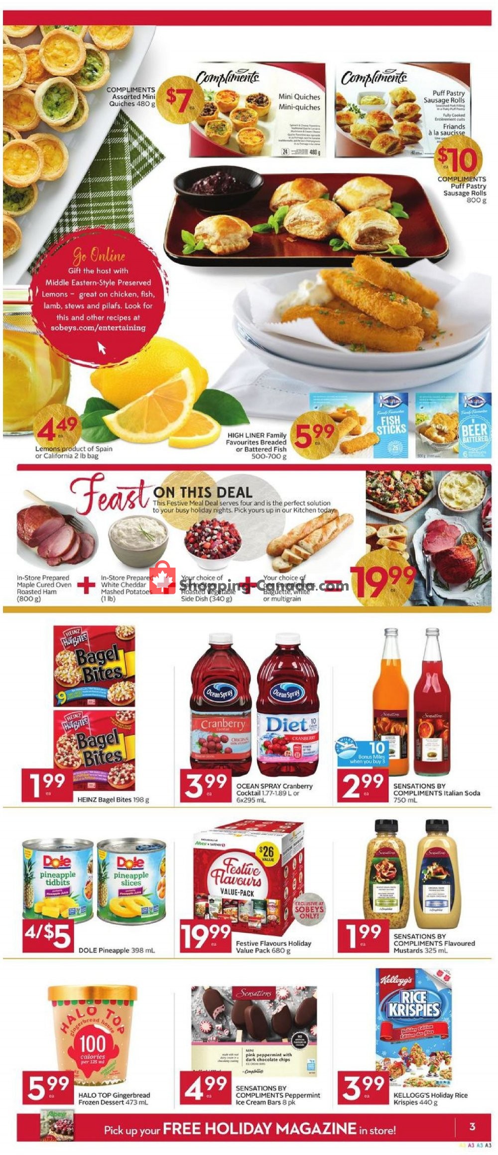 Sobeys flyer from Thursday November 29, 2018 to Wednesday December 5, 2018 - page 3