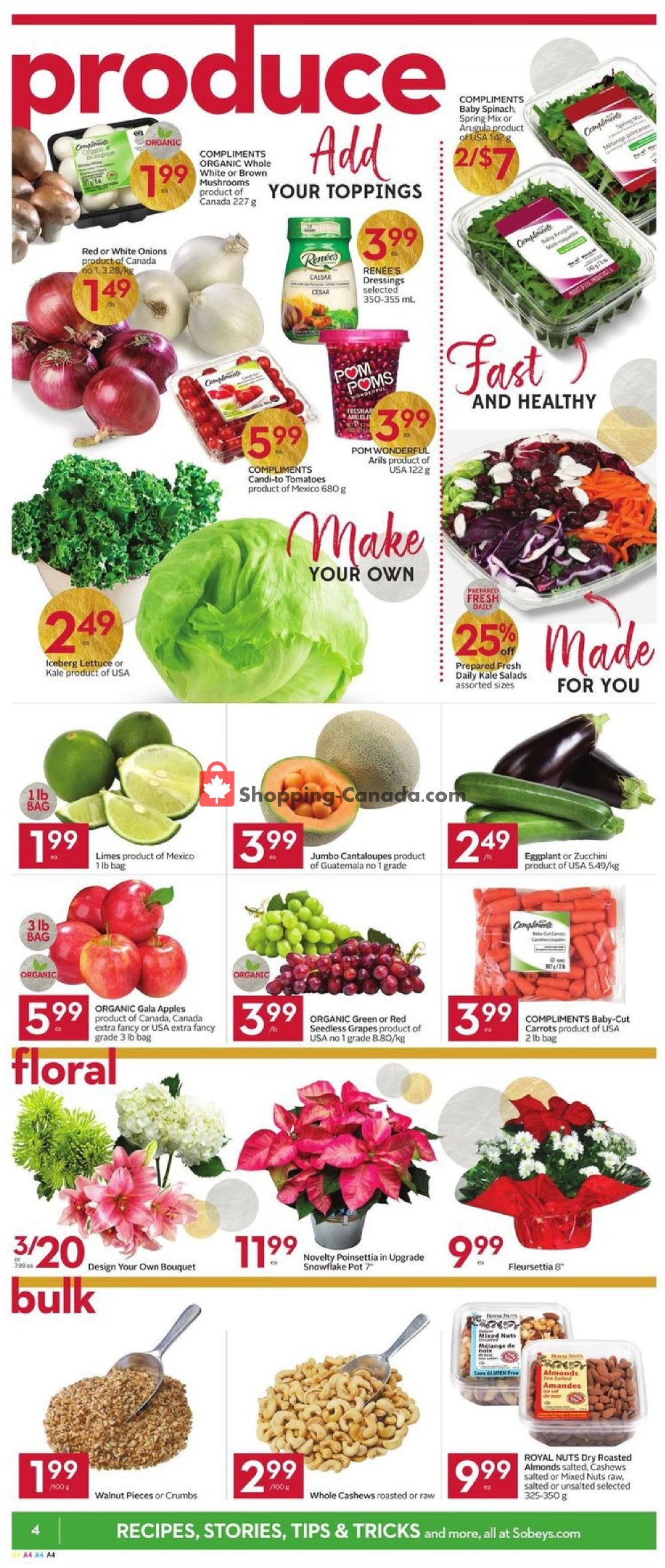 Sobeys flyer from Thursday November 29, 2018 to Wednesday December 5, 2018 - page 4