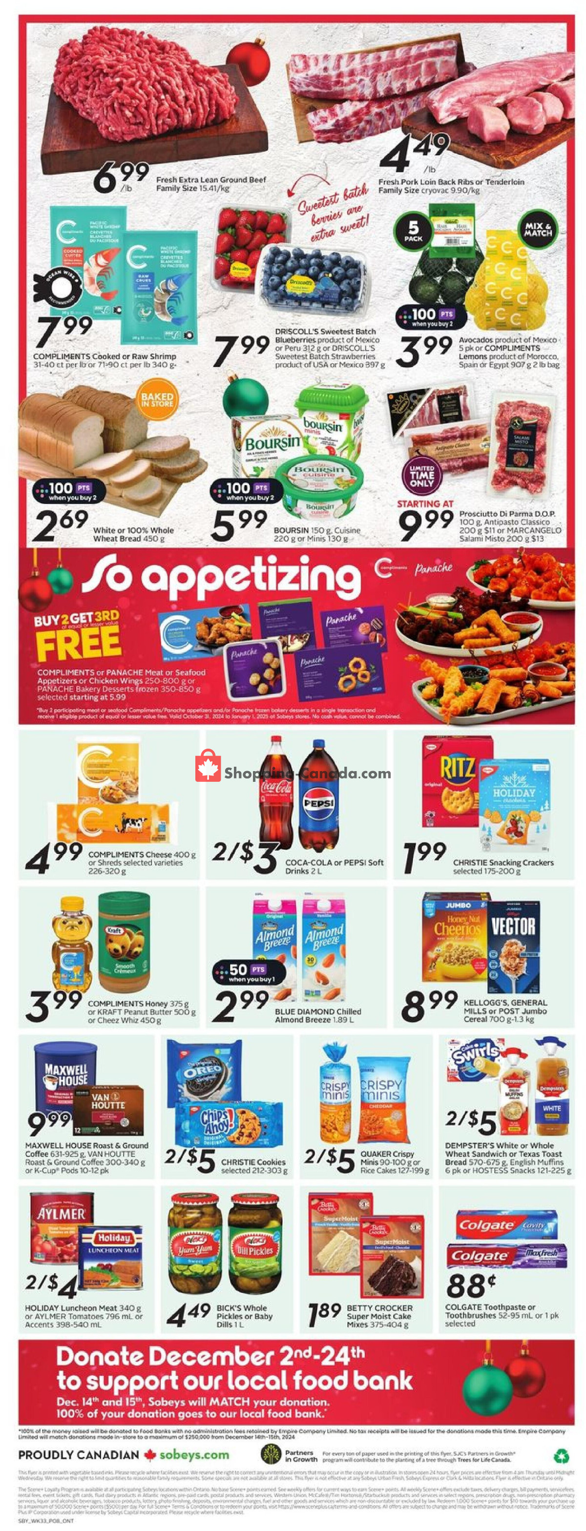 Sobeys flyer from Thursday December 12, 2024 to Wednesday December 18, 2024 - page 4