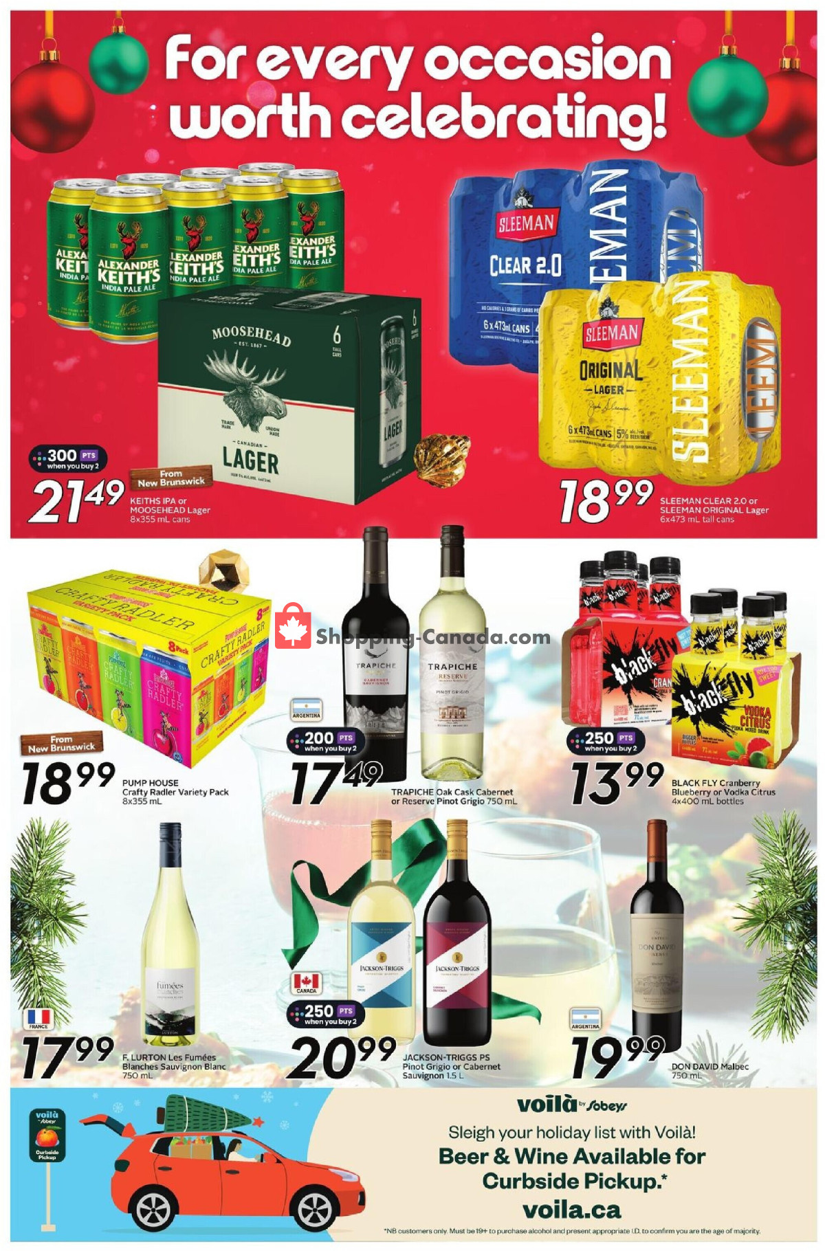 Sobeys flyer from Thursday December 12, 2024 to Wednesday December 18, 2024 - page 18