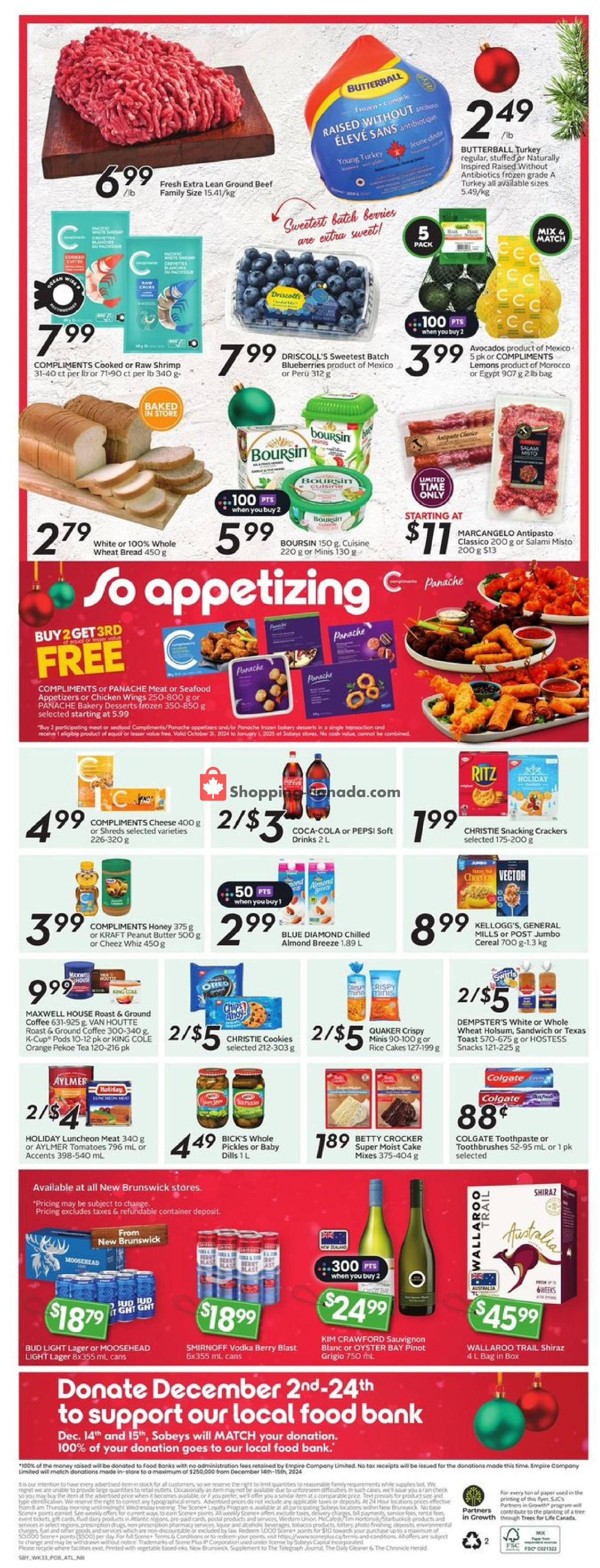 Sobeys flyer from Thursday December 12, 2024 to Wednesday December 18, 2024 - page 4