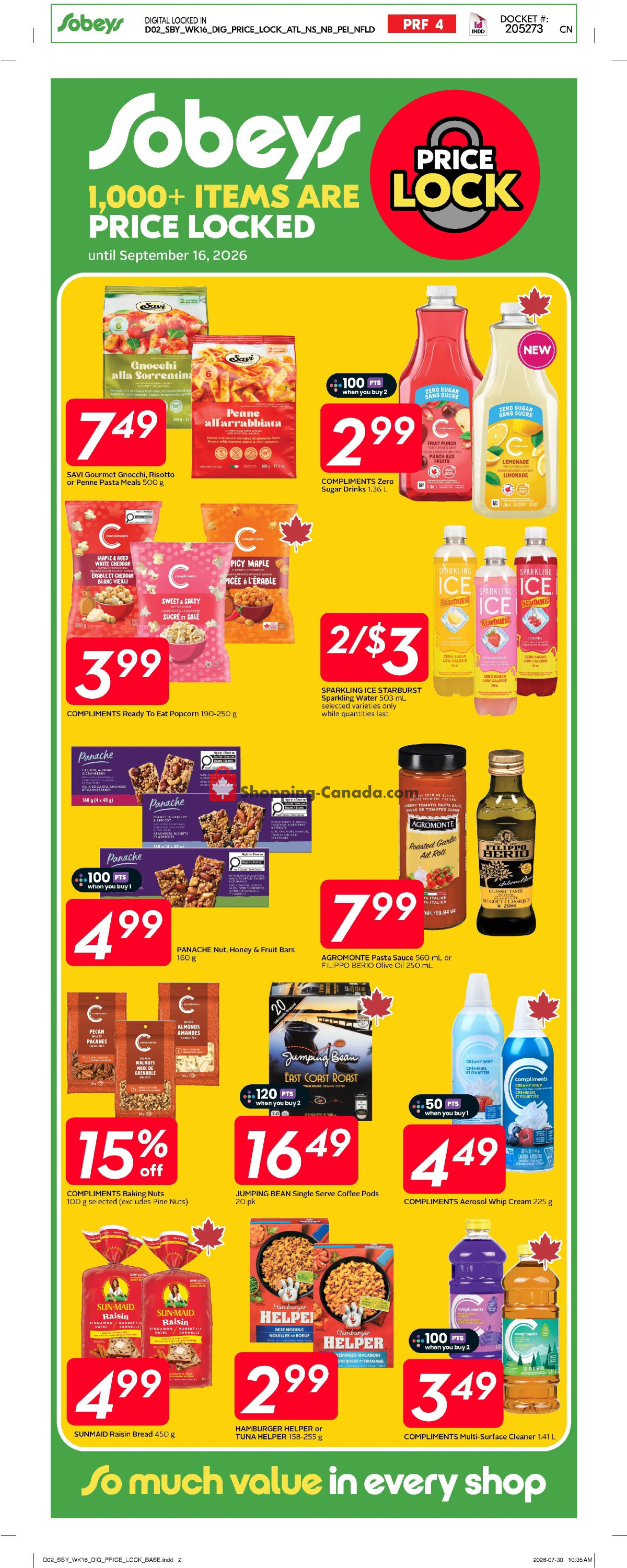 Sobeys flyer from Thursday August 13, 2026 to Wednesday August 19, 2026 - page 11