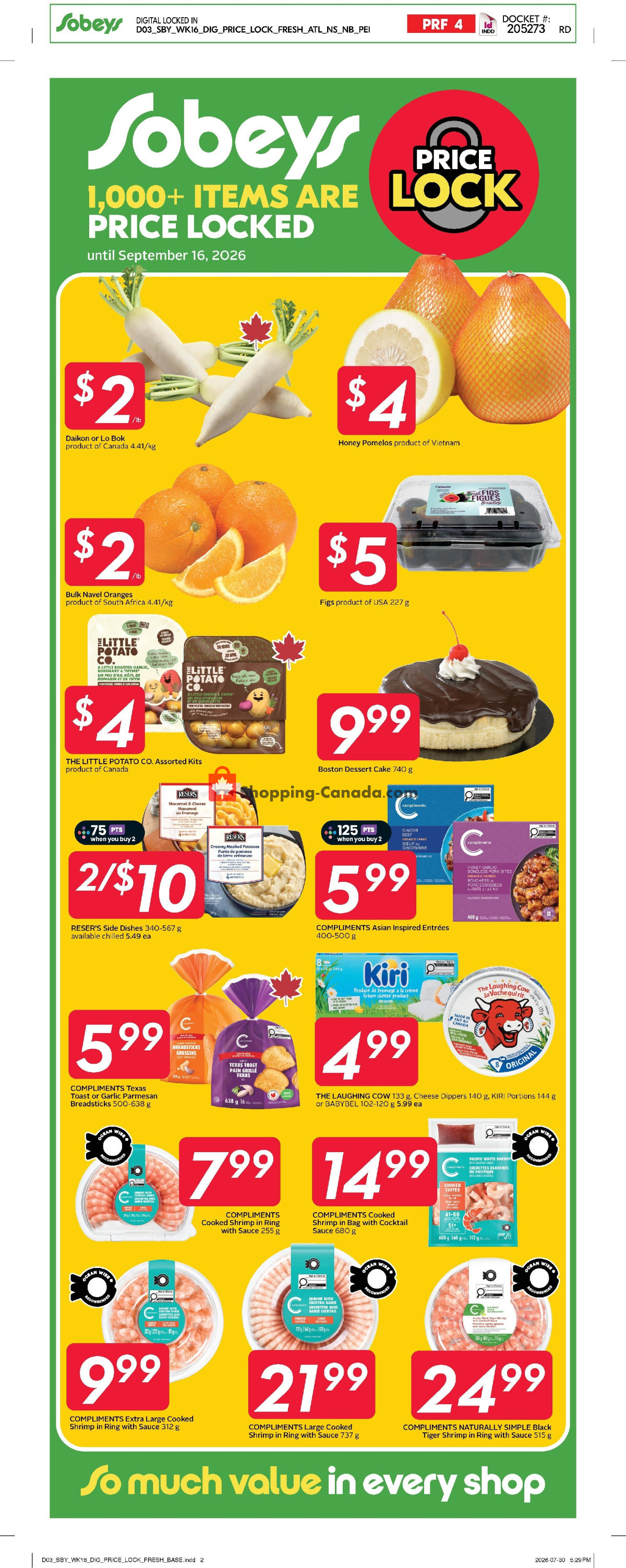 Sobeys flyer from Thursday August 13, 2026 to Wednesday August 19, 2026 - page 12