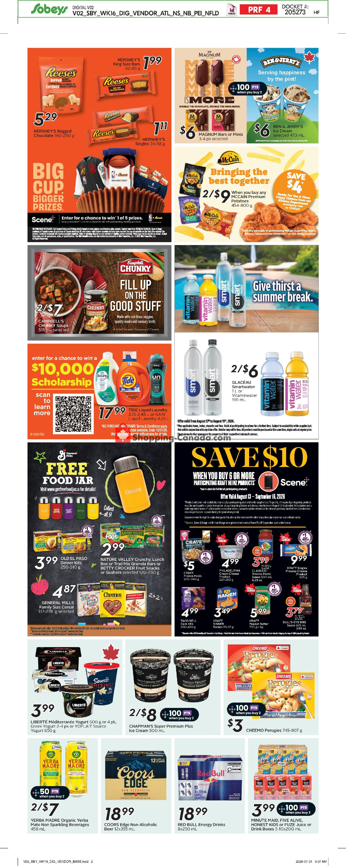 Sobeys flyer from Thursday August 13, 2026 to Wednesday August 19, 2026 - page 16
