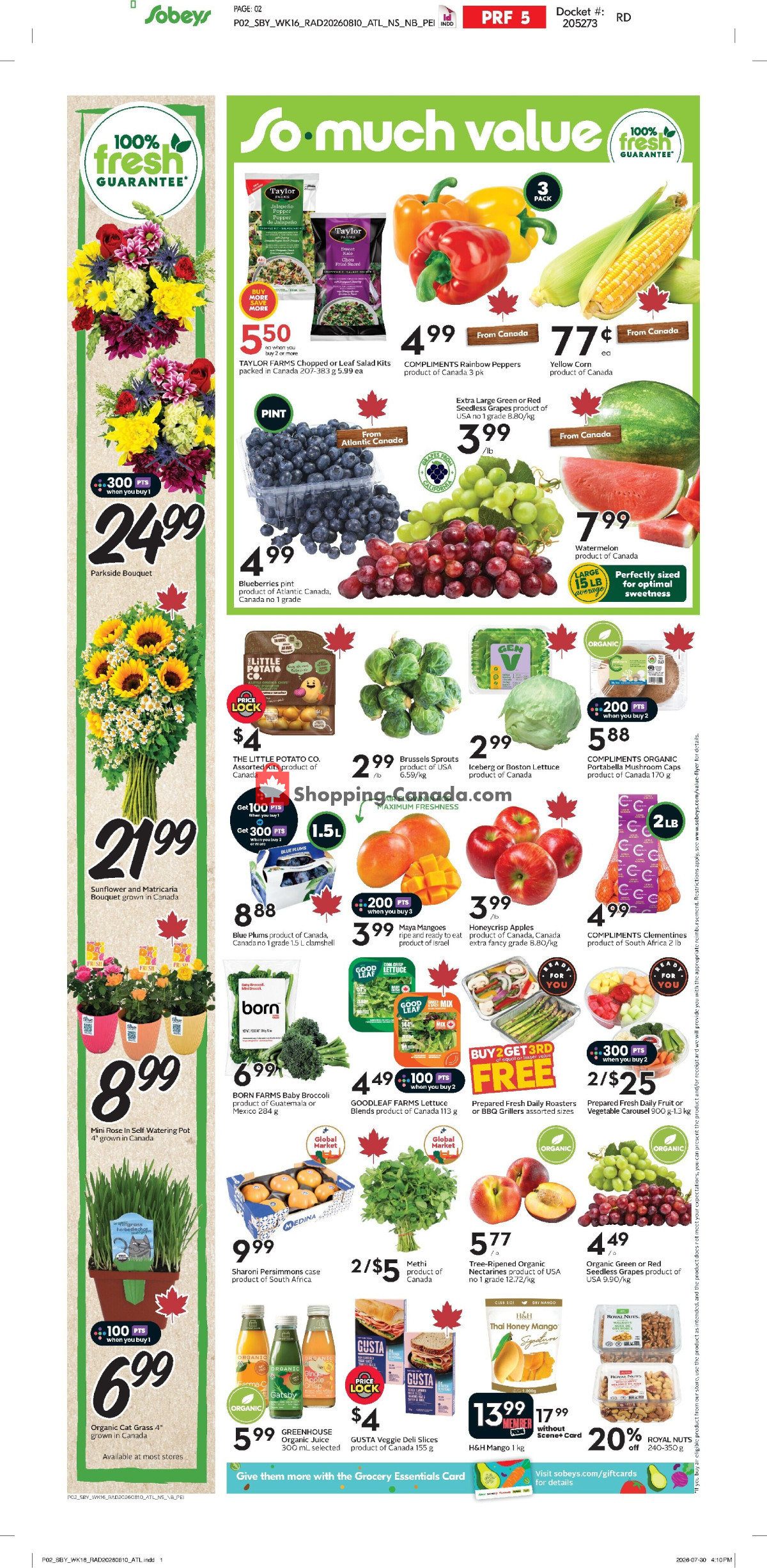 Sobeys flyer from Thursday August 13, 2026 to Wednesday August 19, 2026 - page 3