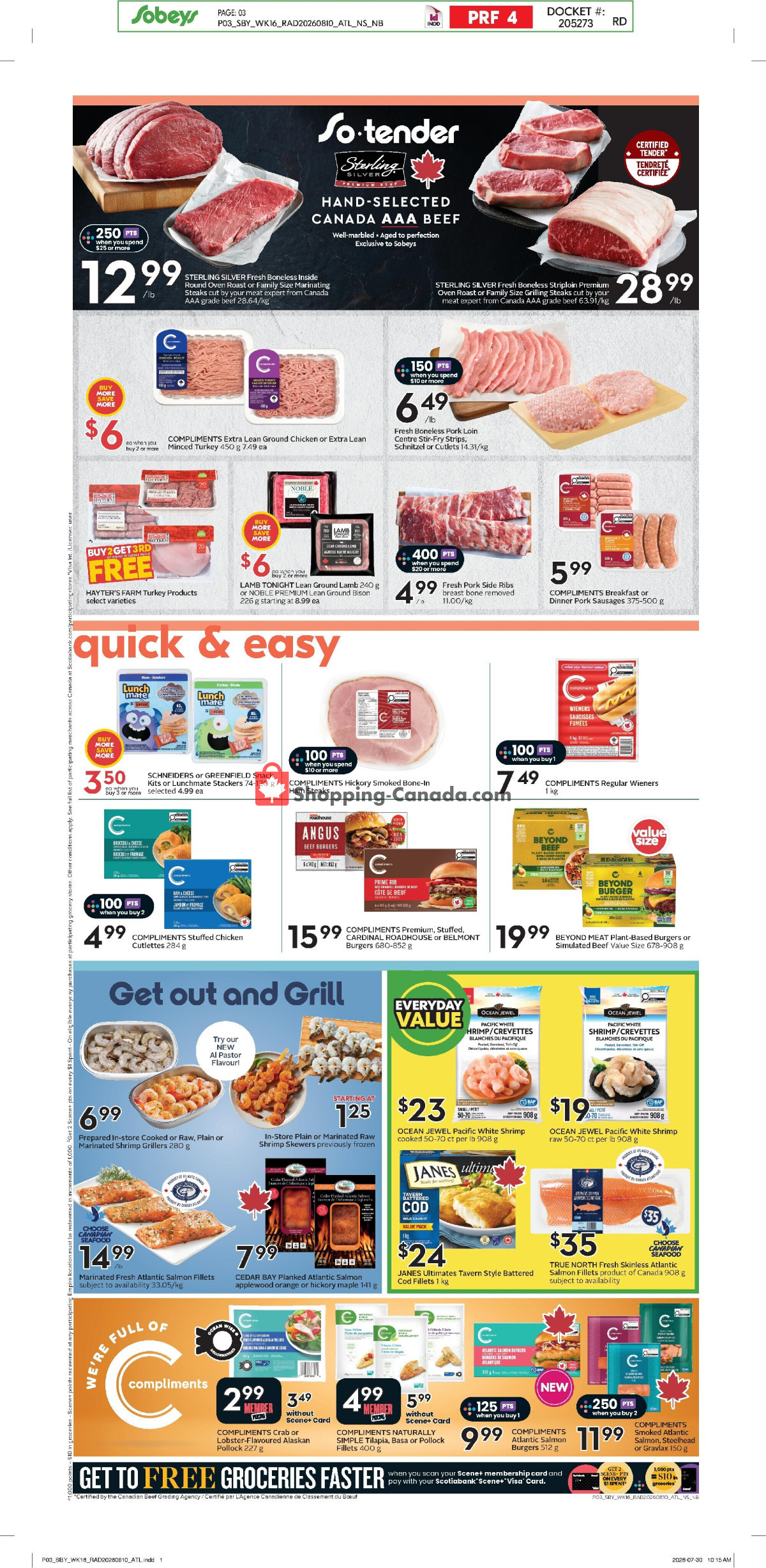 Sobeys flyer from Thursday August 13, 2026 to Wednesday August 19, 2026 - page 4