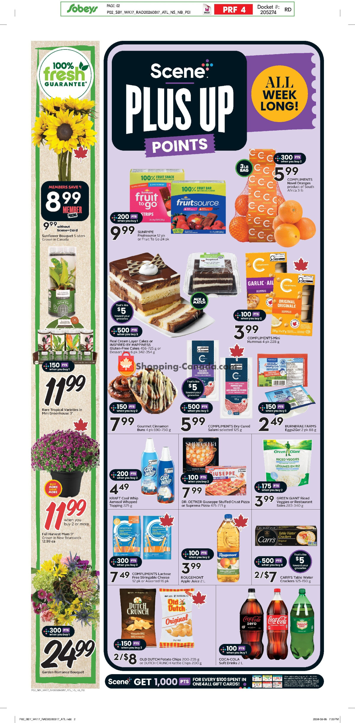 Sobeys flyer from Thursday August 20, 2026 to Wednesday August 26, 2026 - page 3