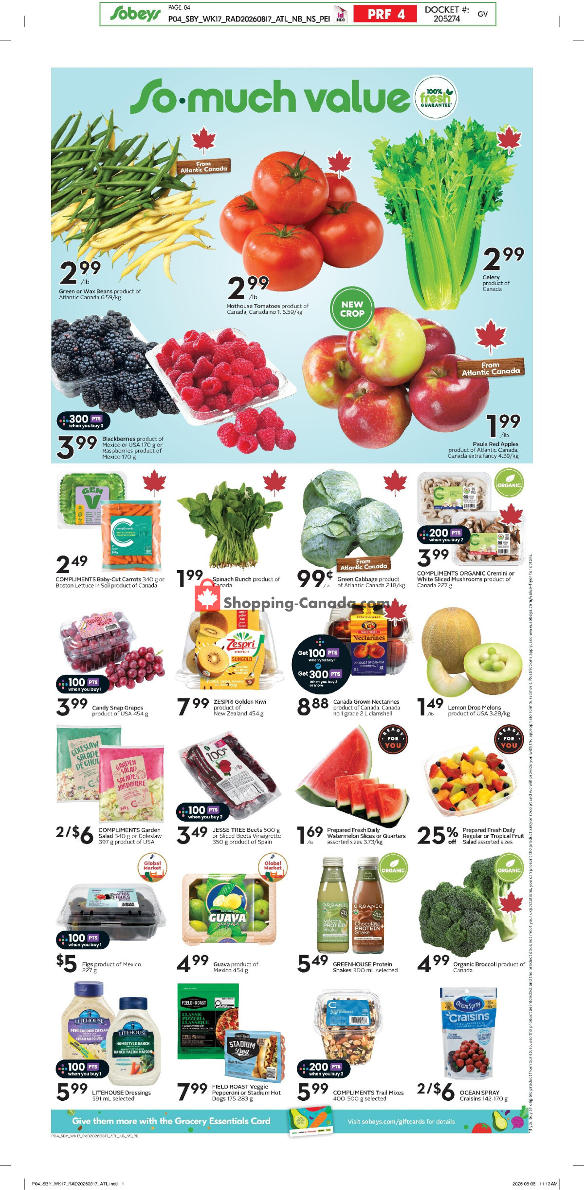 Sobeys flyer from Thursday August 20, 2026 to Wednesday August 26, 2026 - page 5