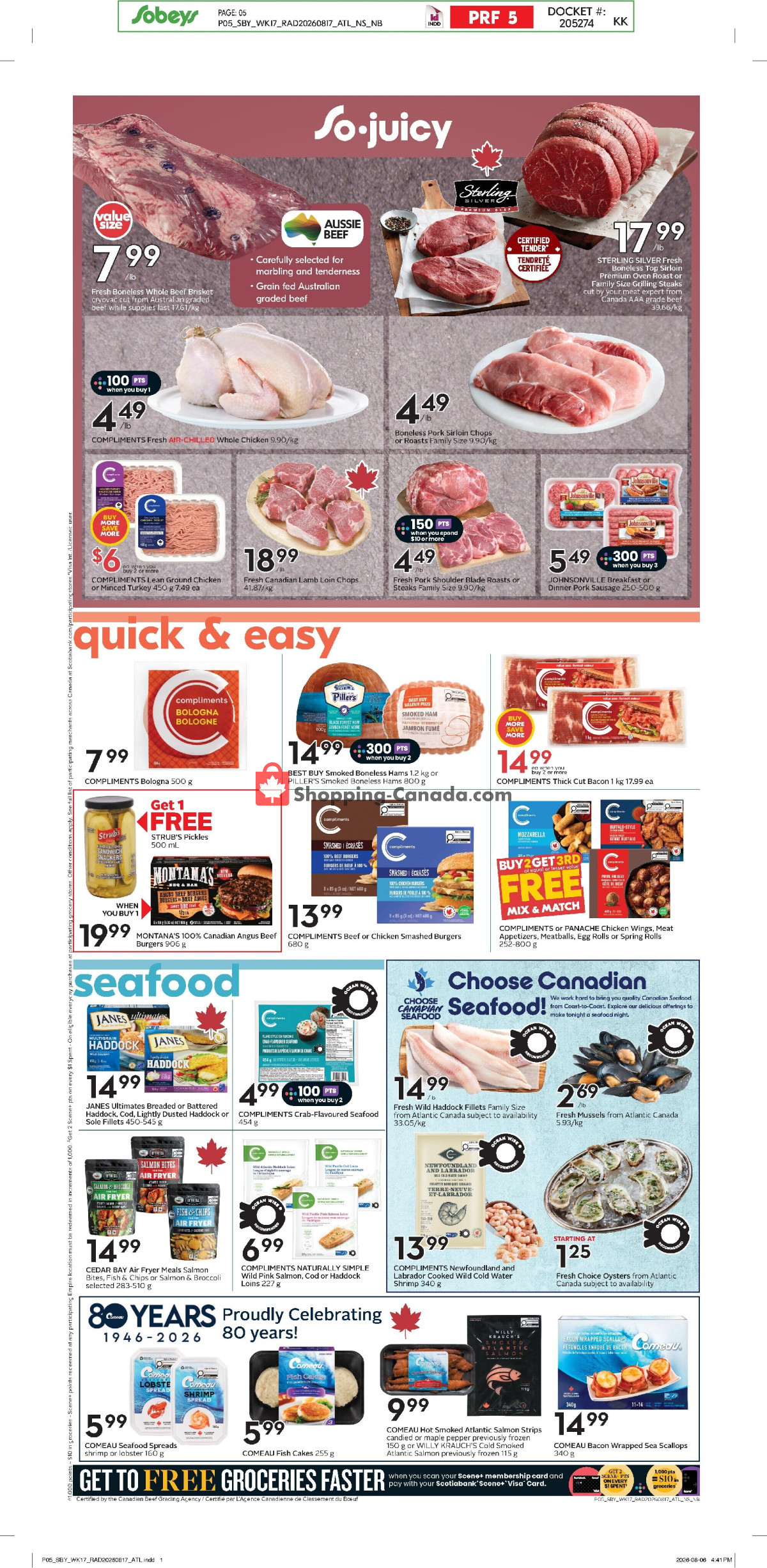 Sobeys flyer from Thursday August 20, 2026 to Wednesday August 26, 2026 - page 6