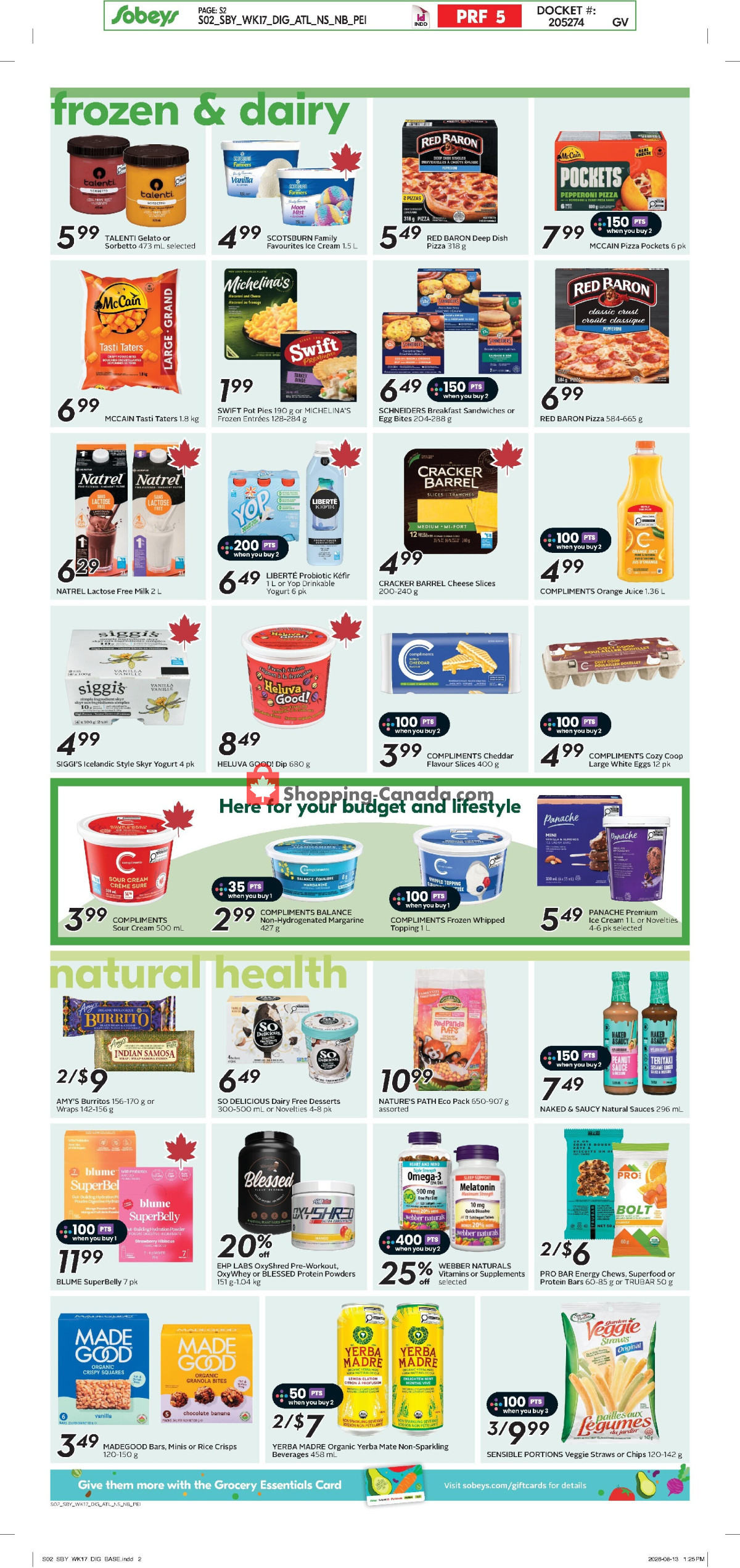 Sobeys flyer from Thursday August 20, 2026 to Wednesday August 26, 2026 - page 8