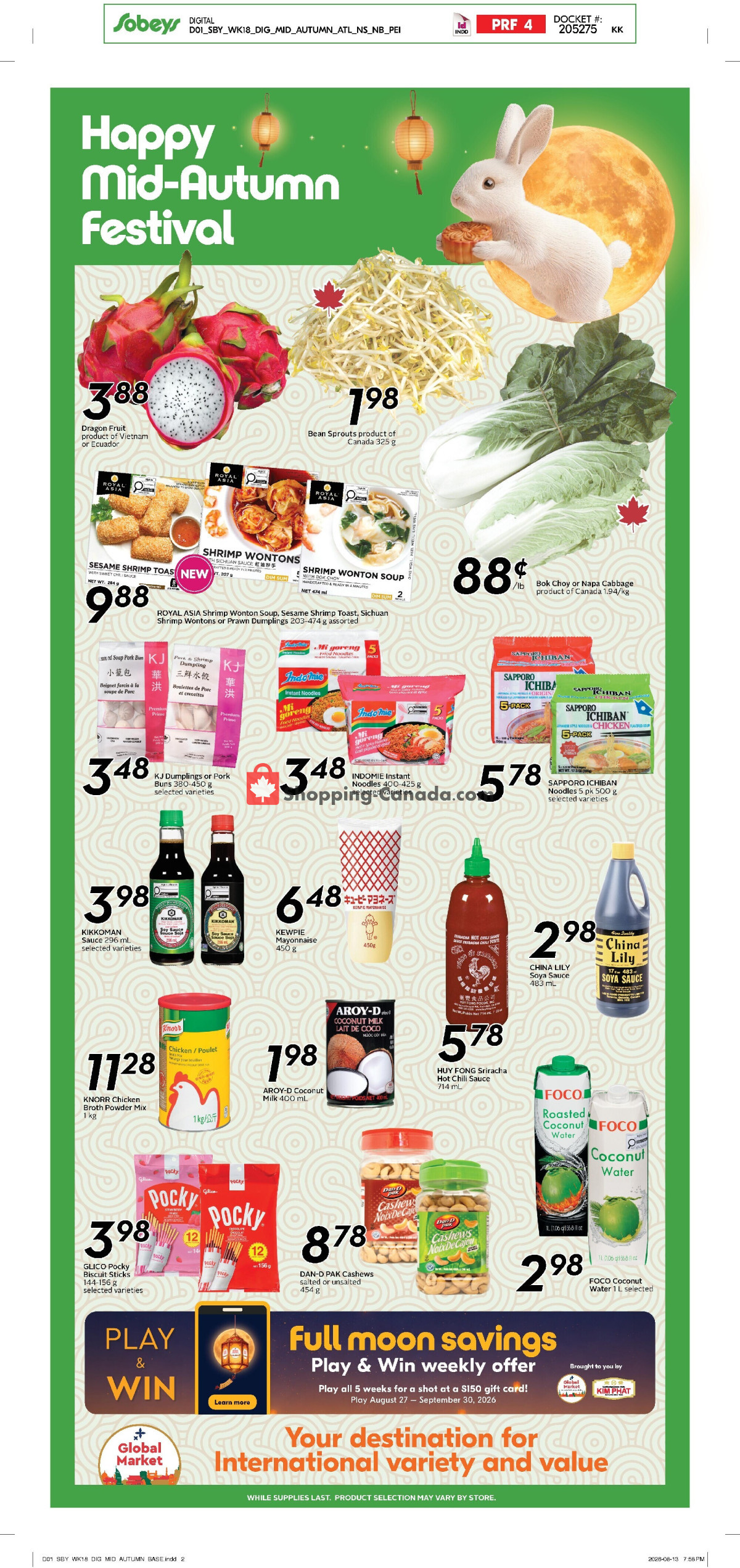 Sobeys flyer from Thursday August 27, 2026 to Wednesday September 2, 2026 - page 11
