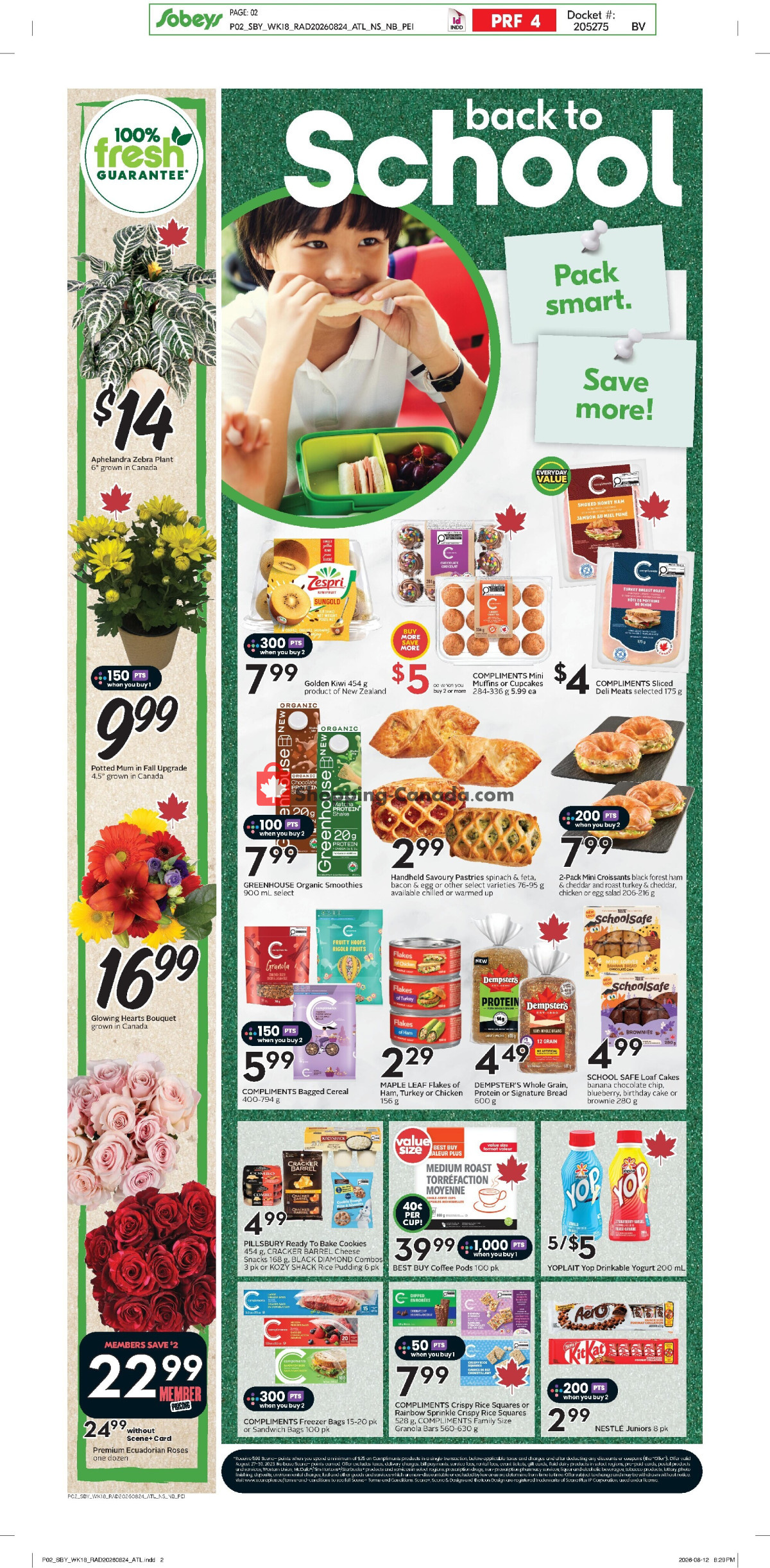 Sobeys flyer from Thursday August 27, 2026 to Wednesday September 2, 2026 - page 3