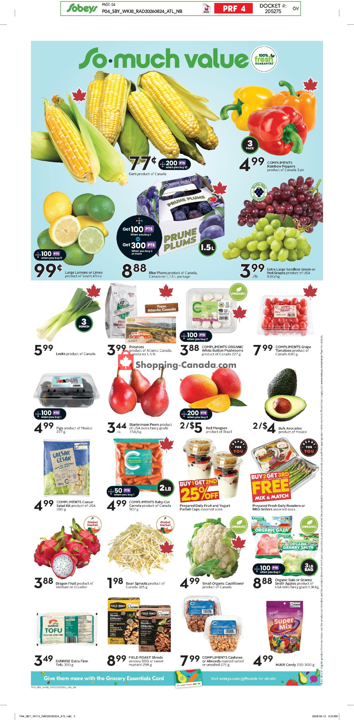 Sobeys flyer from Thursday August 27, 2026 to Wednesday September 2, 2026 - page 5