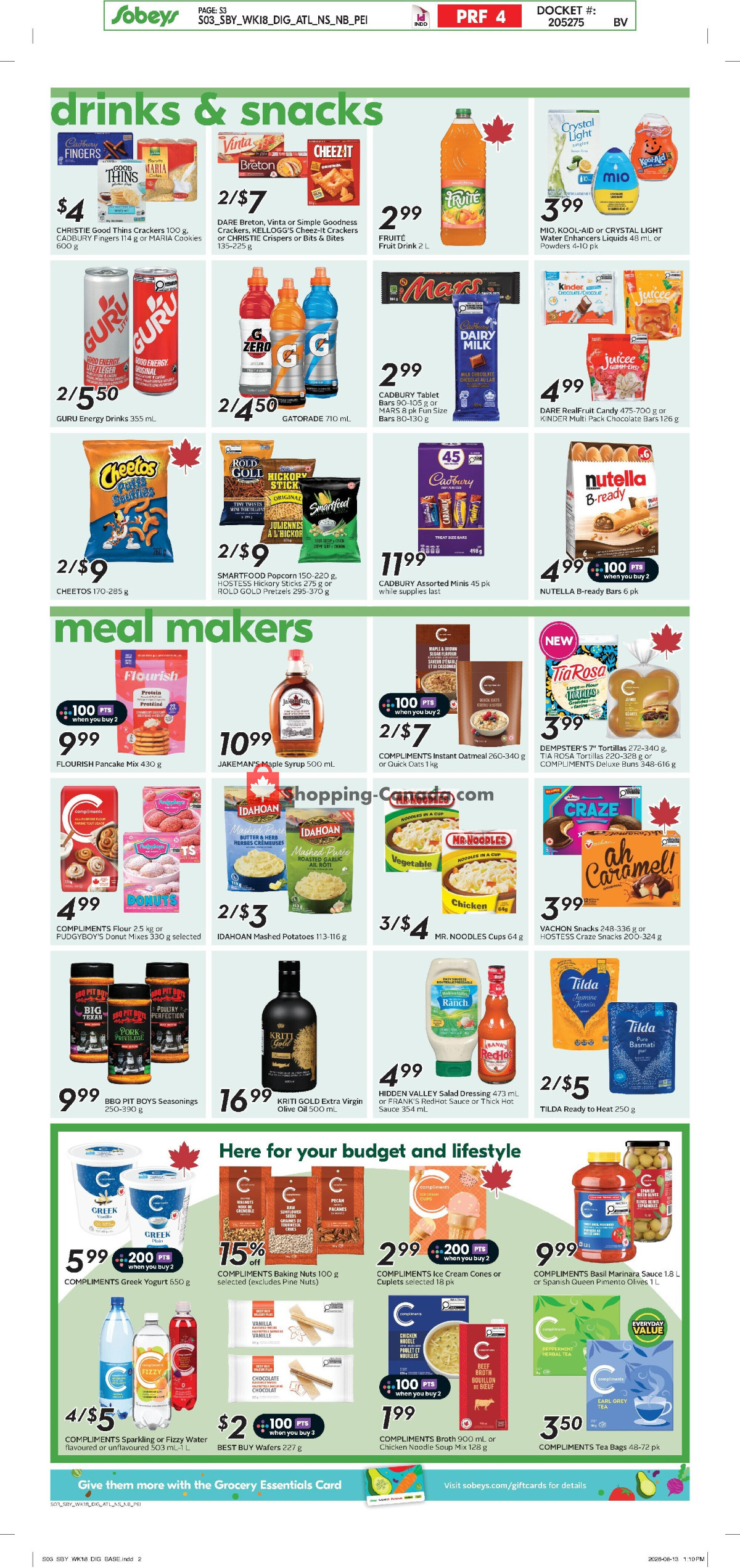 Sobeys flyer from Thursday August 27, 2026 to Wednesday September 2, 2026 - page 9
