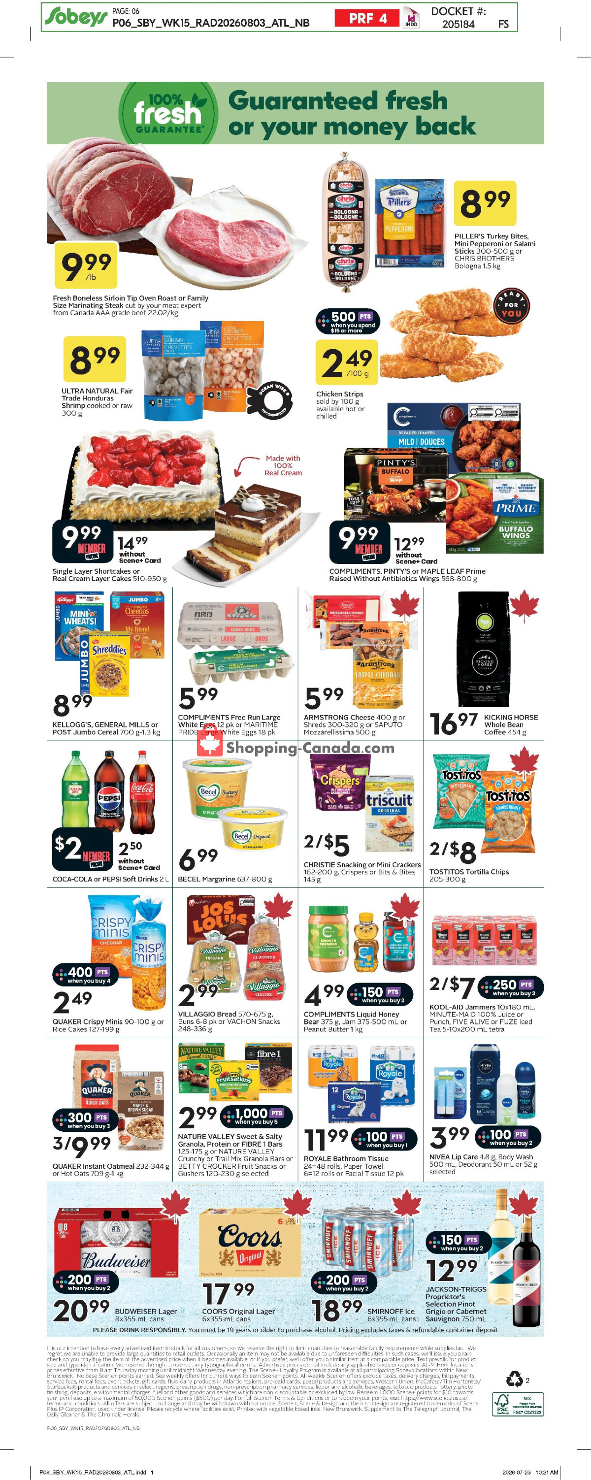 Sobeys flyer from Thursday August 6, 2026 to Wednesday August 12, 2026 - page 2