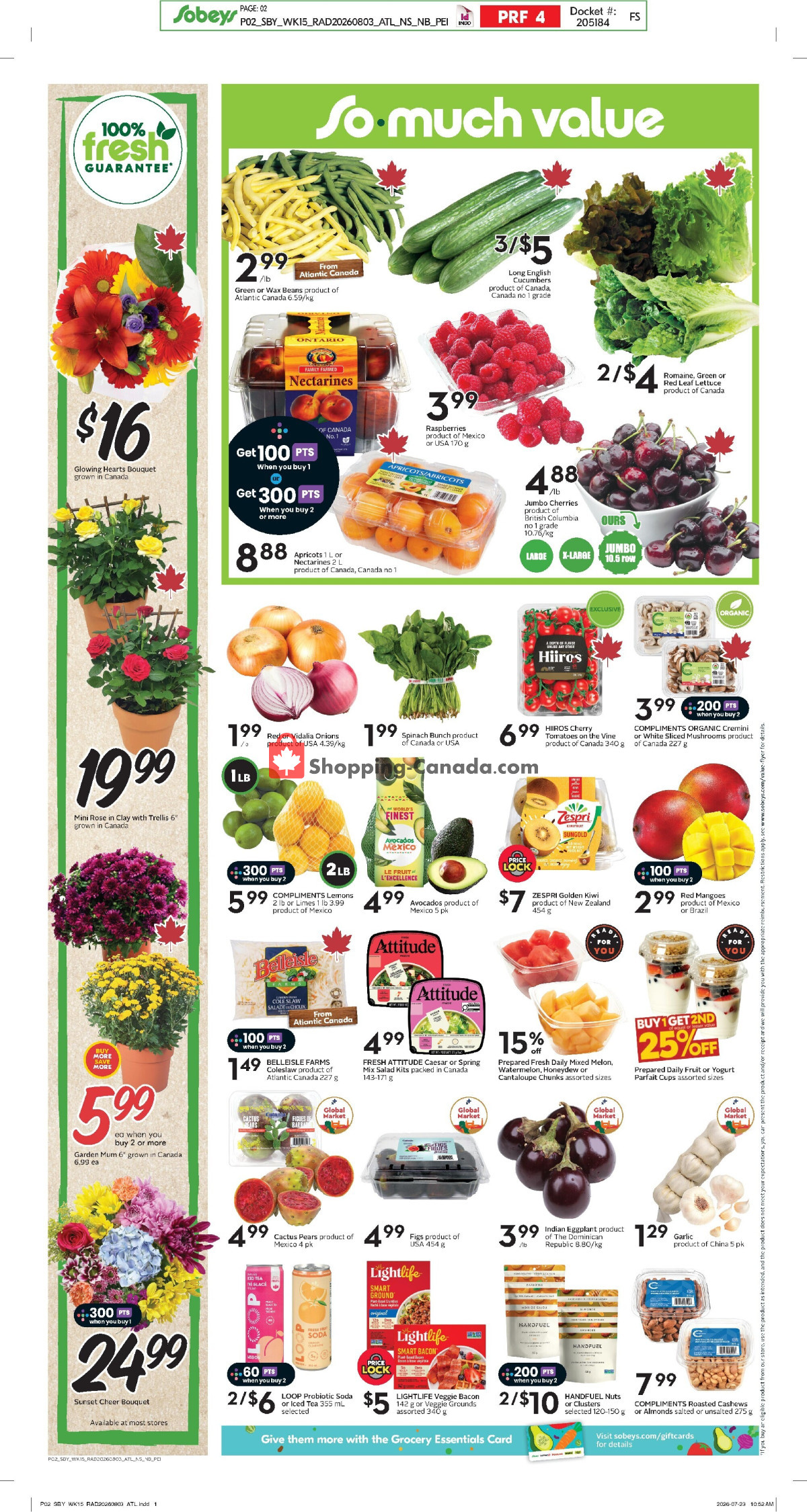 Sobeys flyer from Thursday August 6, 2026 to Wednesday August 12, 2026 - page 3