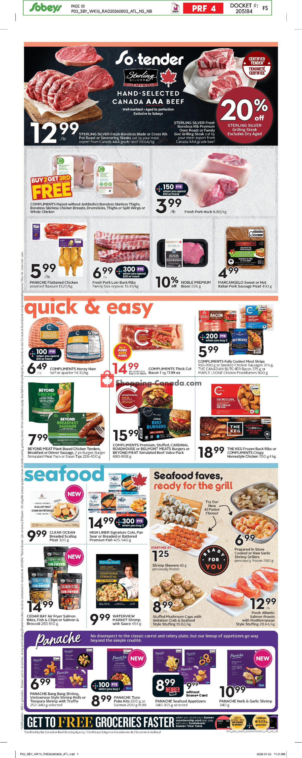 Sobeys flyer from Thursday August 6, 2026 to Wednesday August 12, 2026 - page 4