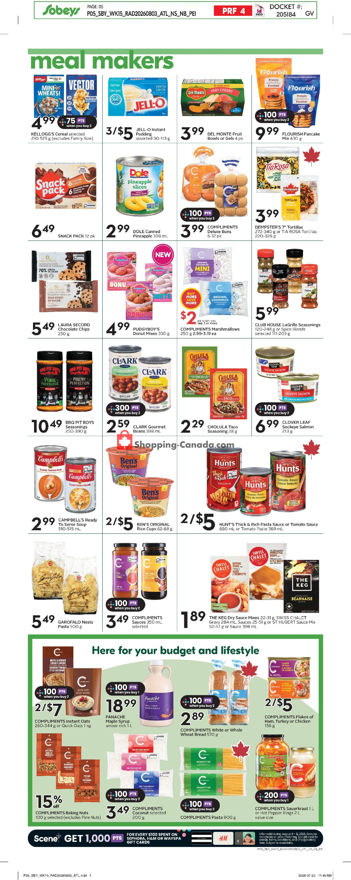 Sobeys flyer from Thursday August 6, 2026 to Wednesday August 12, 2026 - page 6