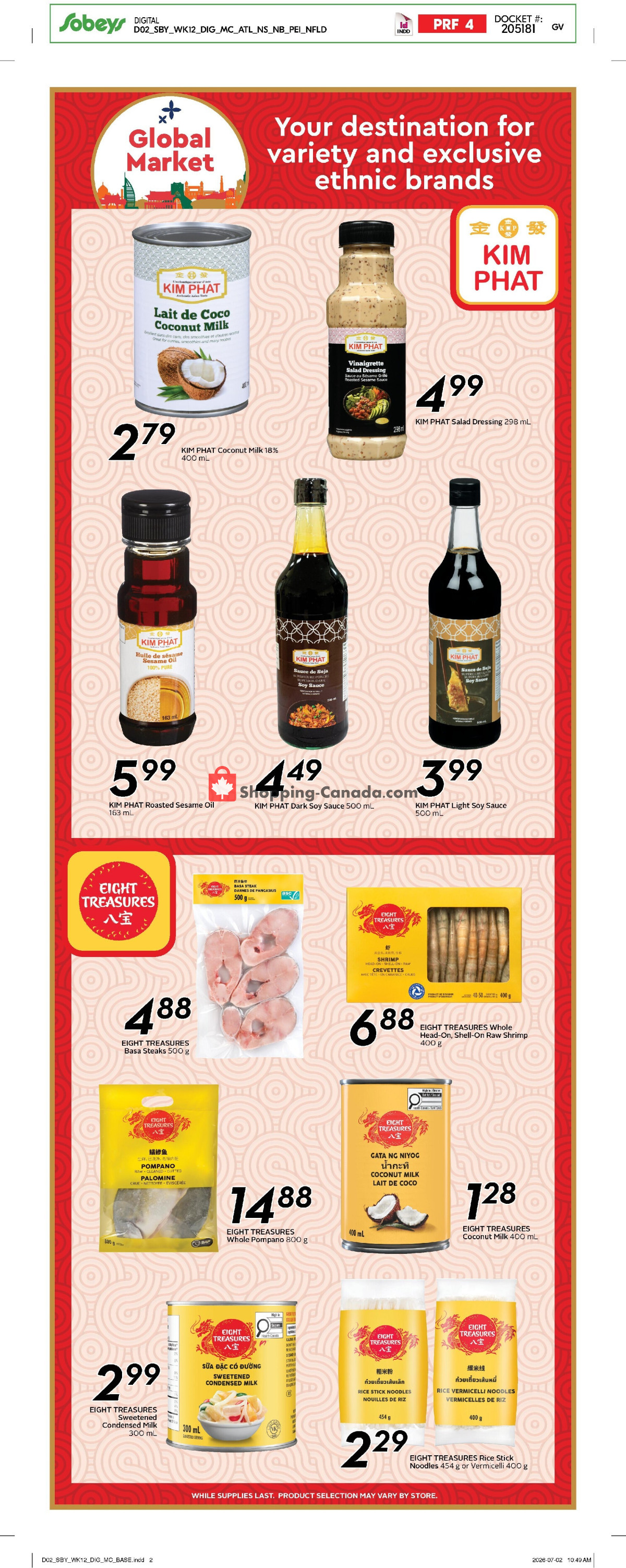 Sobeys flyer from Thursday July 16, 2026 to Wednesday July 22, 2026 - page 12