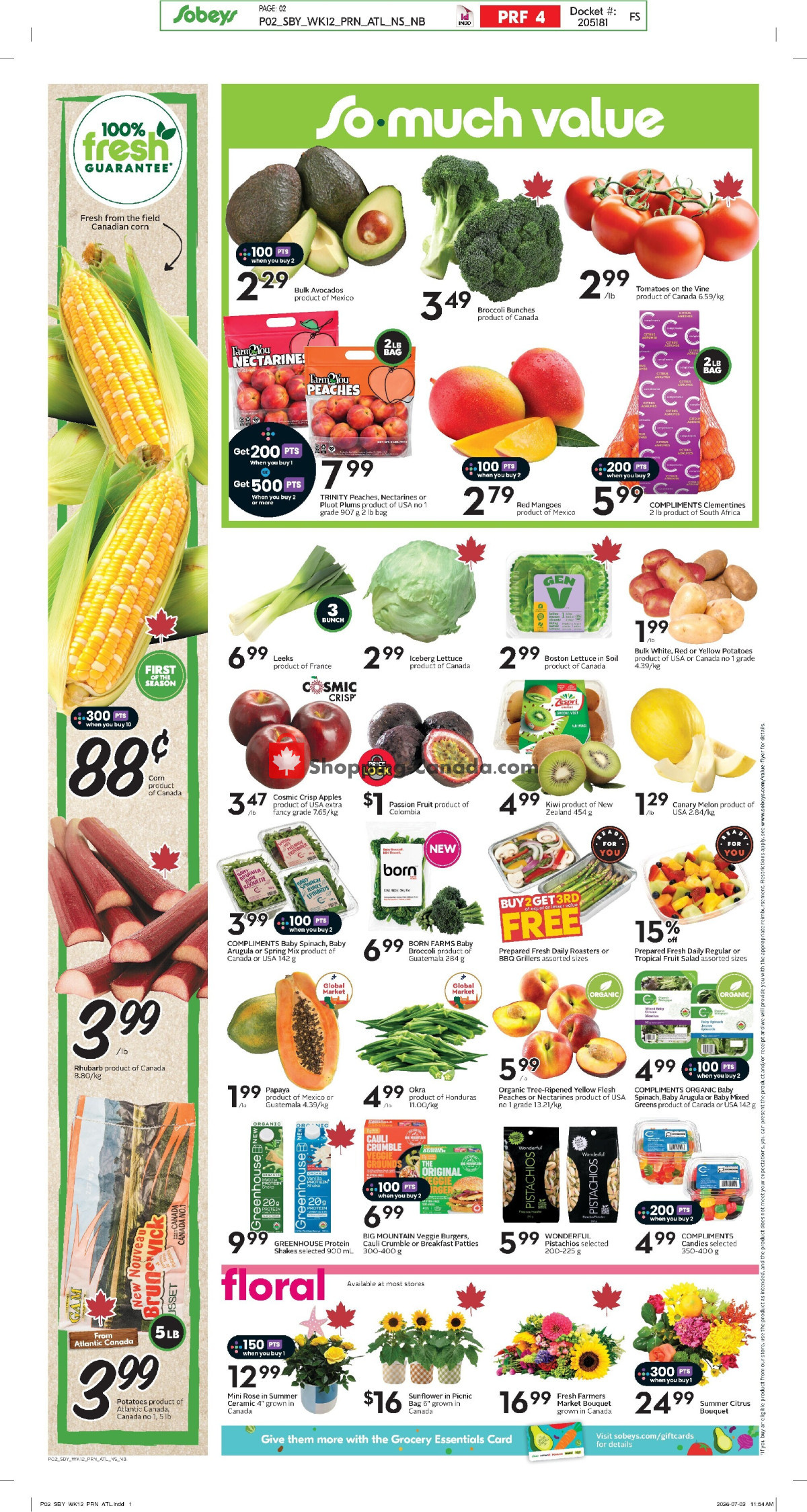 Sobeys flyer from Thursday July 16, 2026 to Wednesday July 22, 2026 - page 3