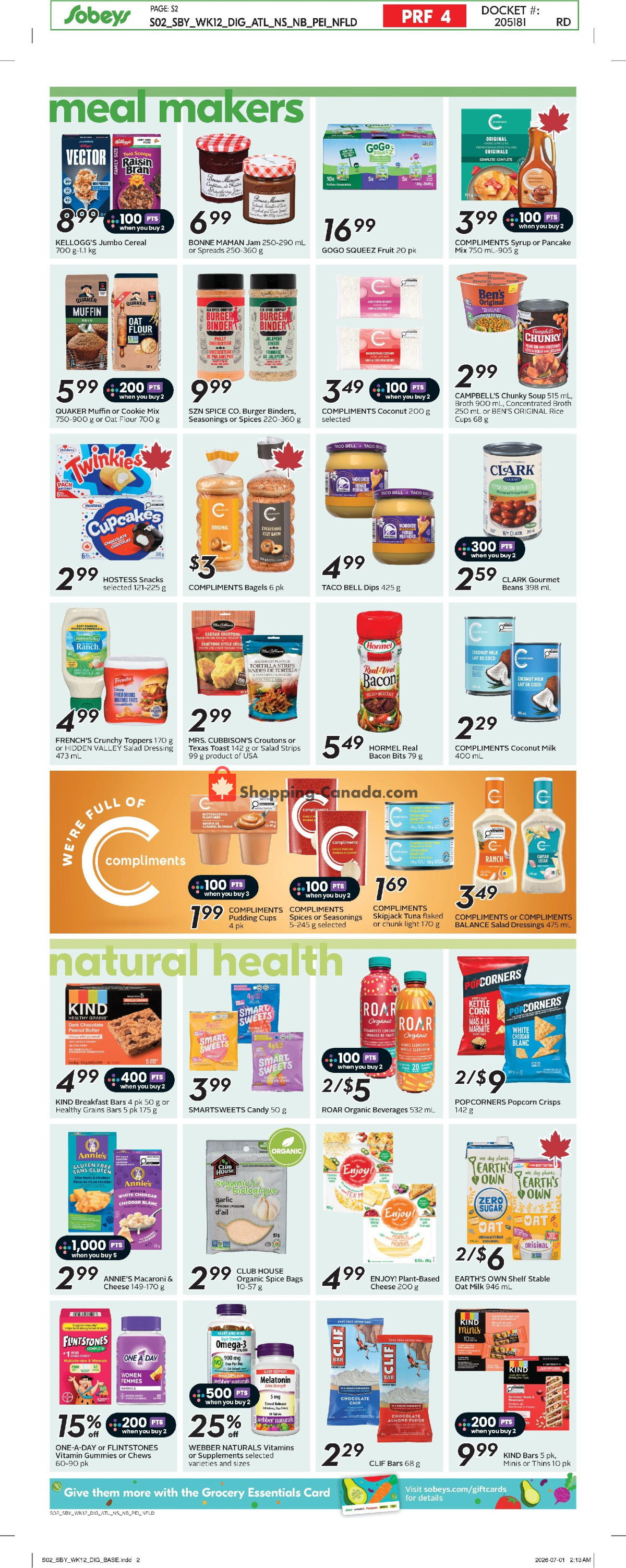 Sobeys flyer from Thursday July 16, 2026 to Wednesday July 22, 2026 - page 7