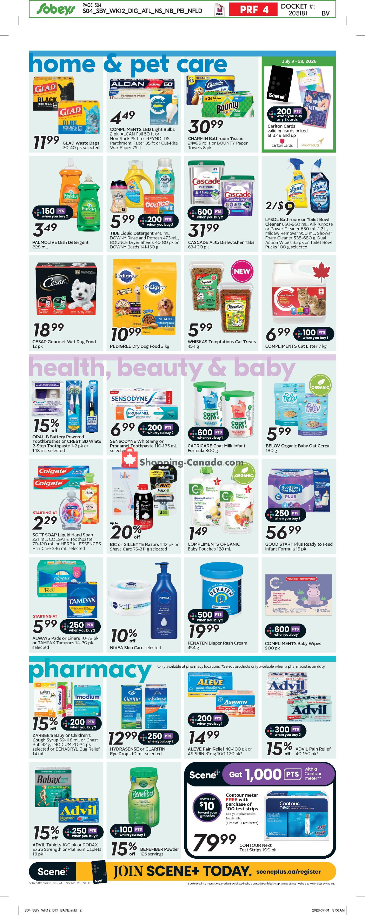 Sobeys flyer from Thursday July 16, 2026 to Wednesday July 22, 2026 - page 9