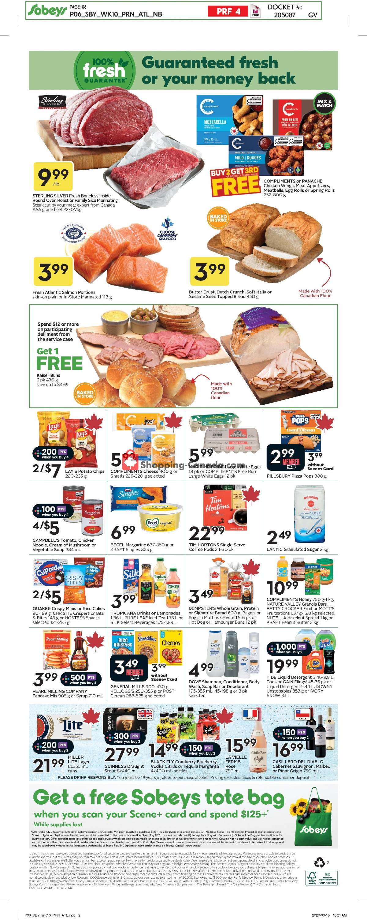 Sobeys flyer from Thursday July 2, 2026 to Wednesday July 8, 2026 - page 2